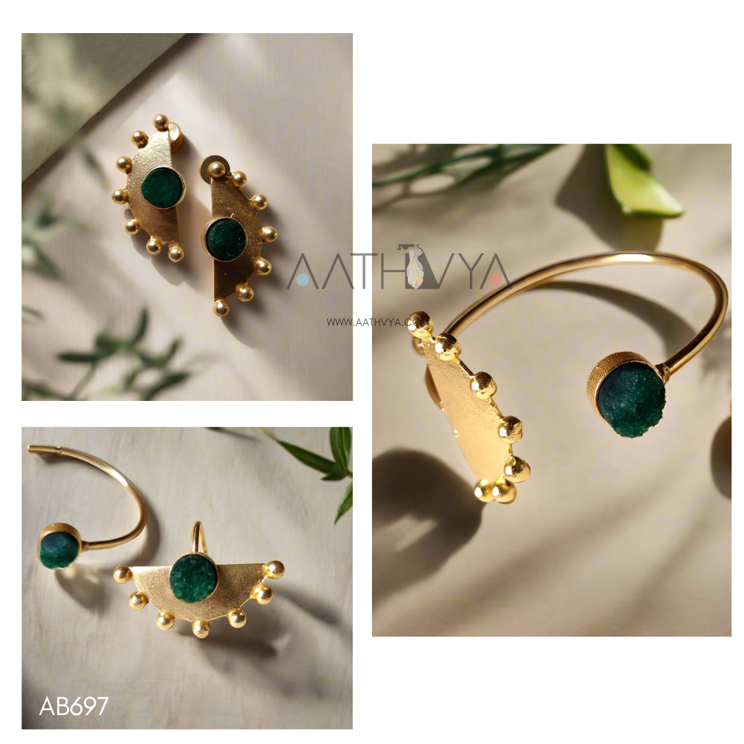 STONE CENTRIC SEMICIRCULAR COMBO SET - AB697