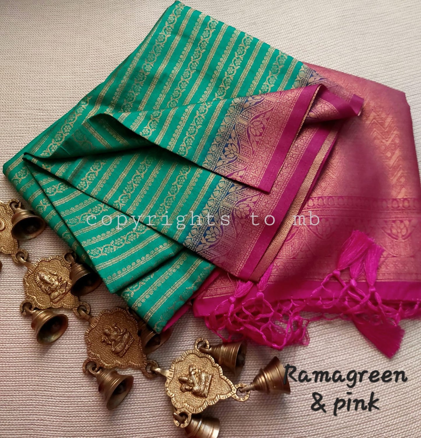MULBERRY SILK-COTTON SAREE - AS1717