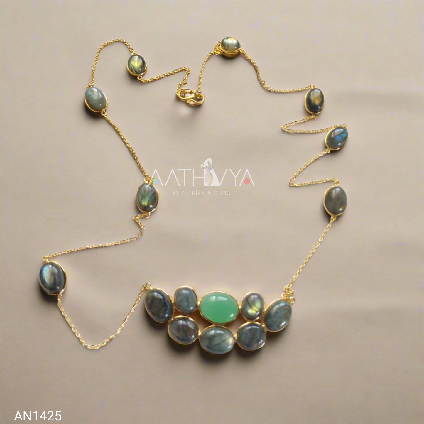 STATEMENT LABRADORITE CHAINS - AN1425