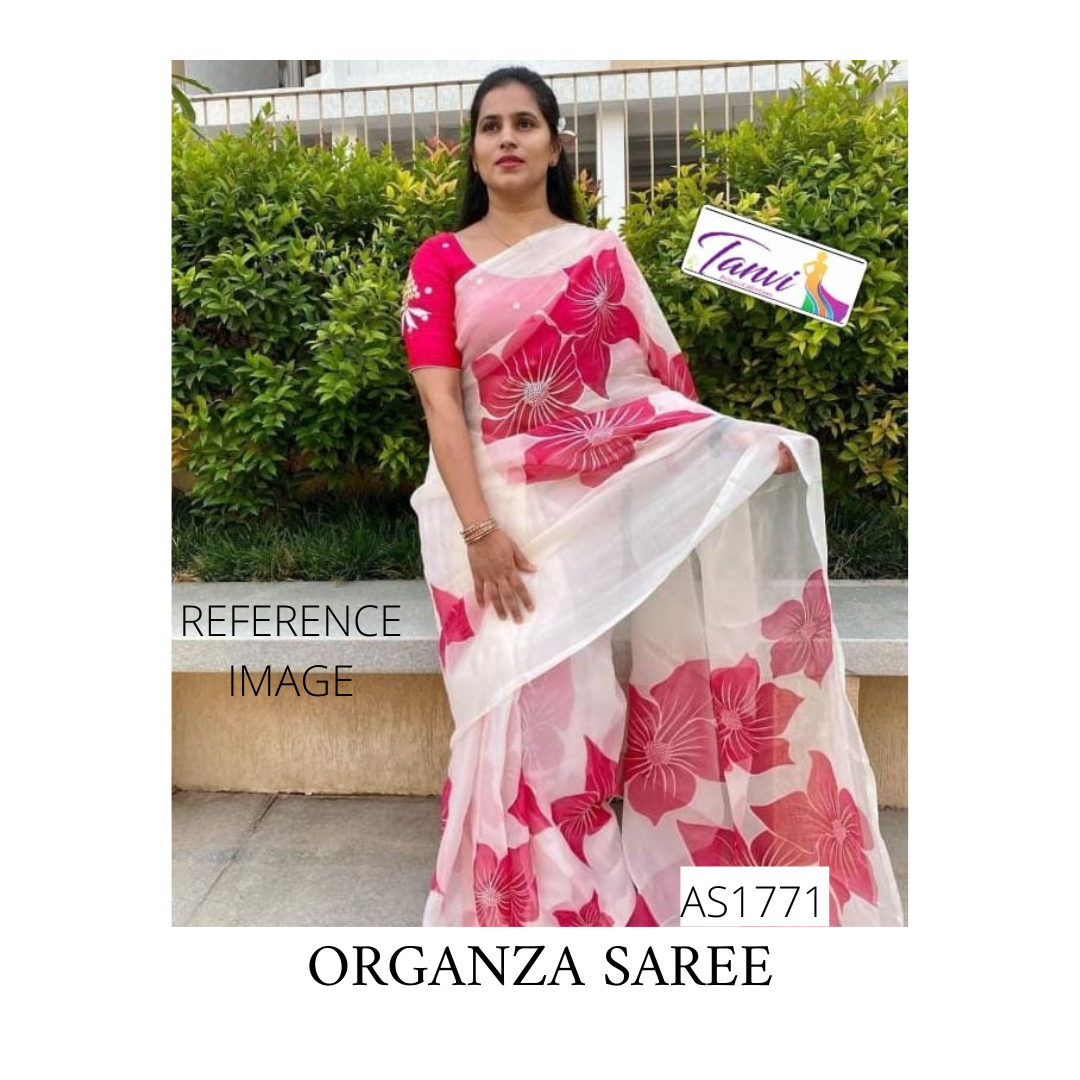 ORGANZA SAREE - AS1771