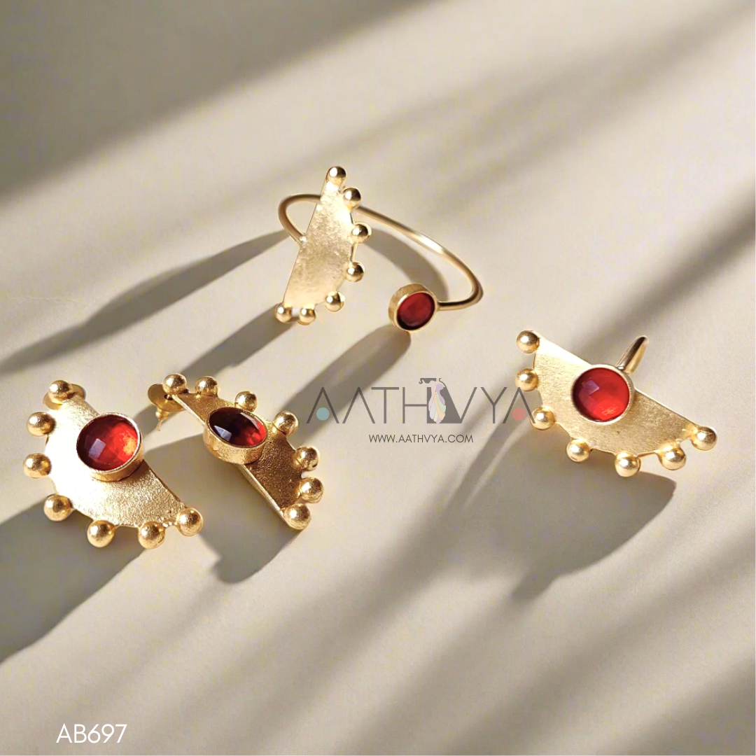 STONE CENTRIC SEMICIRCULAR COMBO SET - AB697