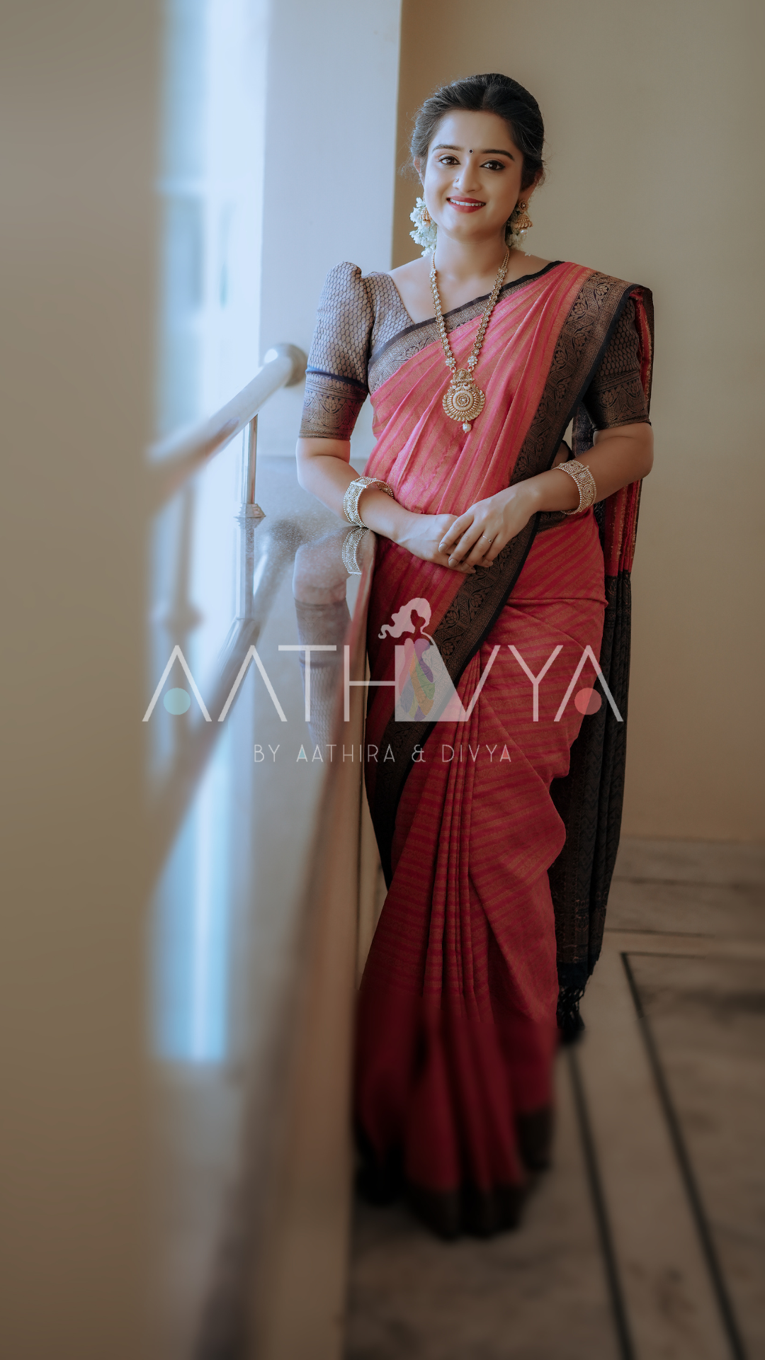 MULBERRY SILK-COTTON SAREE - AS1717