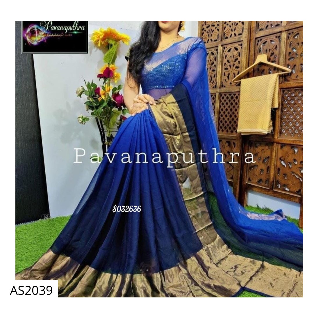 SHADED CHIFFON SAREES - AS2039