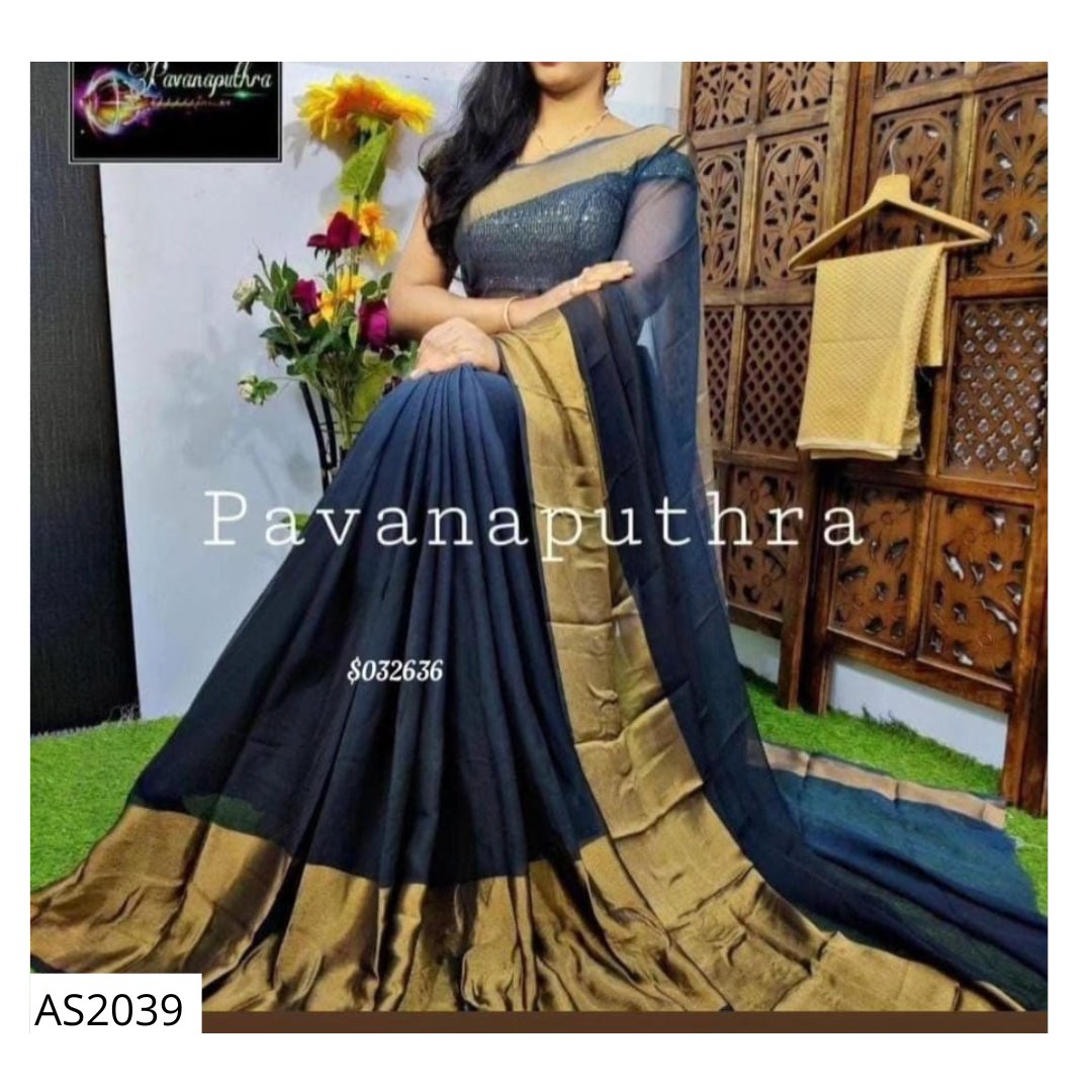 SHADED CHIFFON SAREES - AS2039