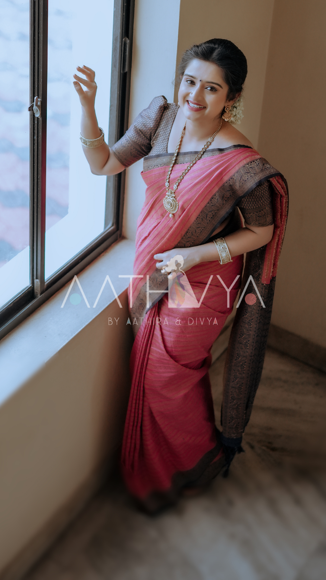 MULBERRY SILK-COTTON SAREE - AS1717