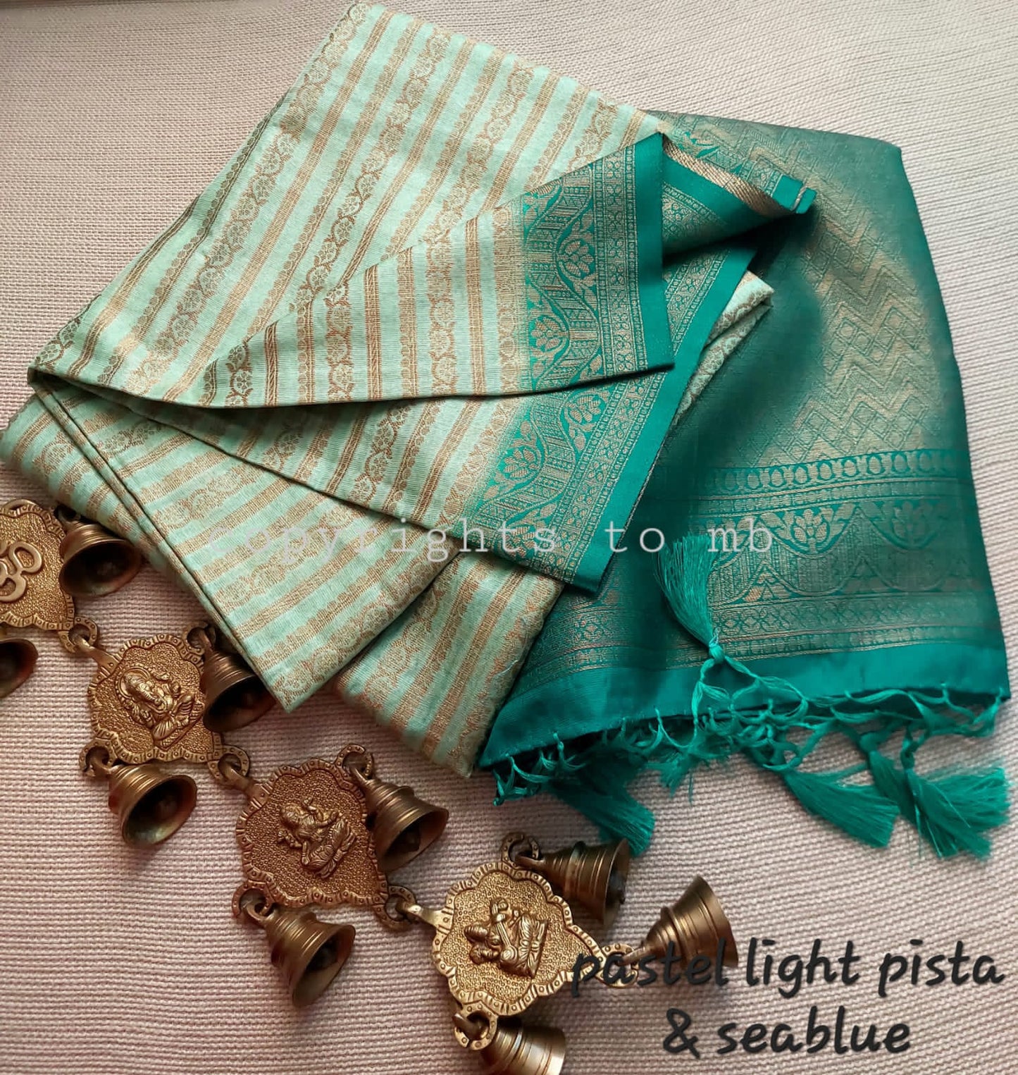 MULBERRY SILK-COTTON SAREE - AS1717