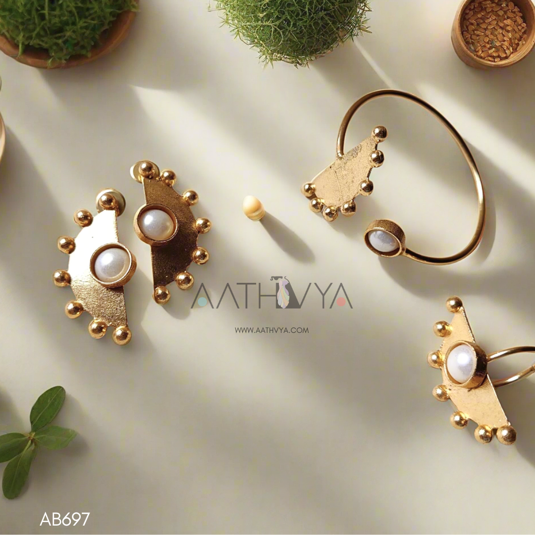 STONE CENTRIC SEMICIRCULAR COMBO SET - AB697