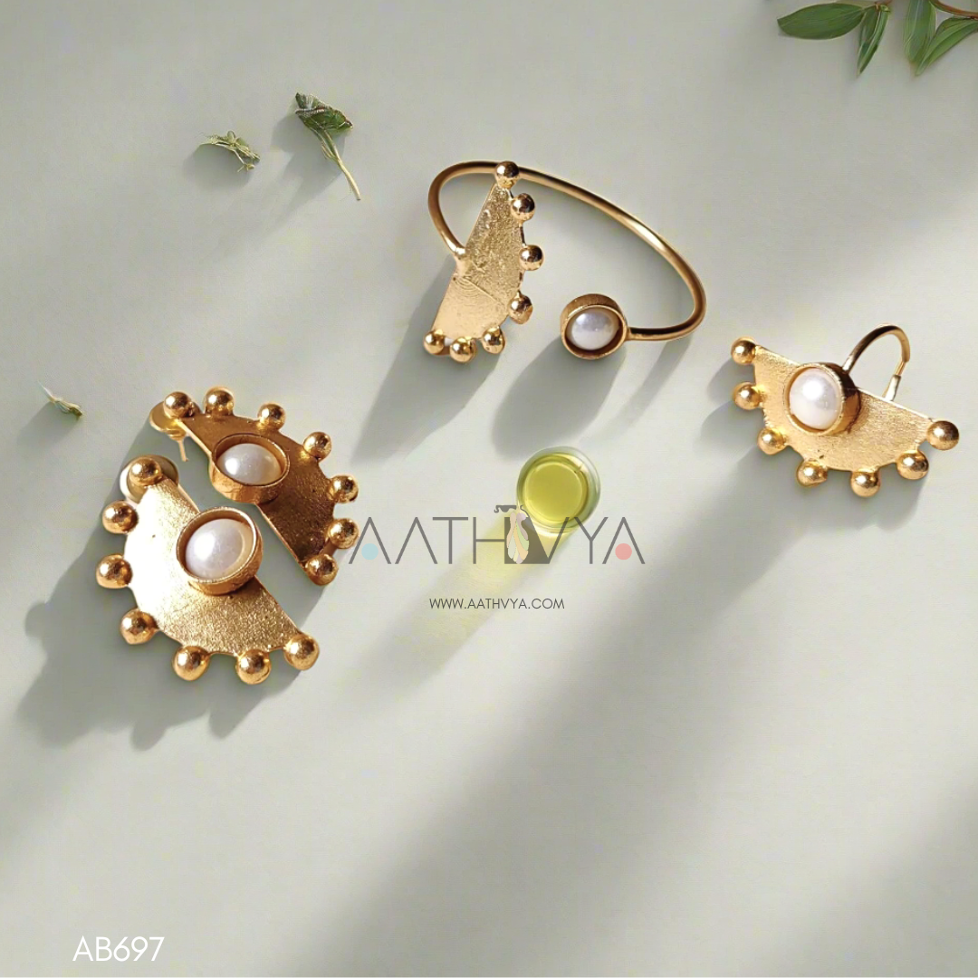 STONE CENTRIC SEMICIRCULAR COMBO SET - AB697