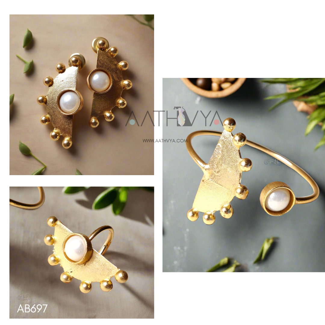 STONE CENTRIC SEMICIRCULAR COMBO SET - AB697