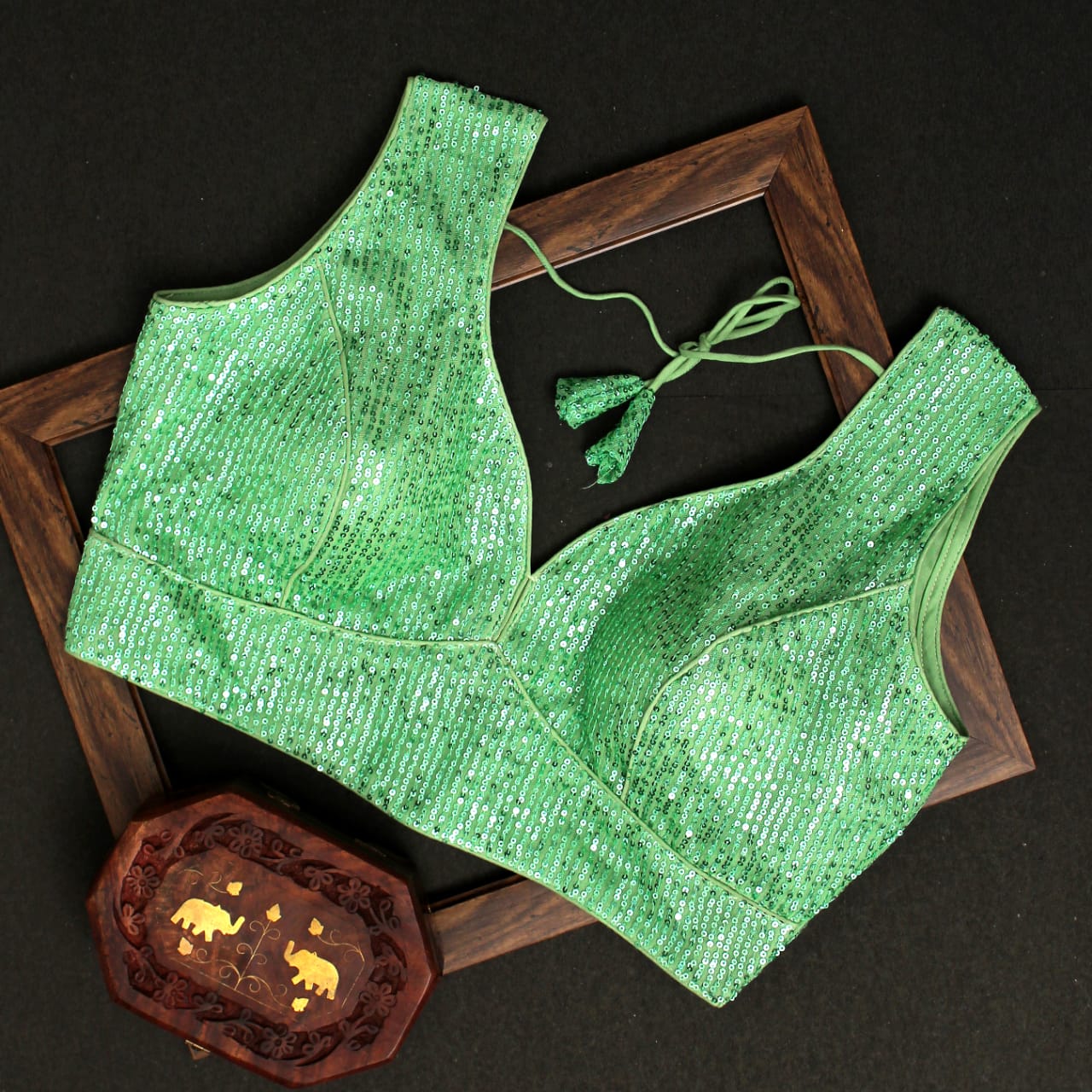 SEQUIN BLOUSE - AK838