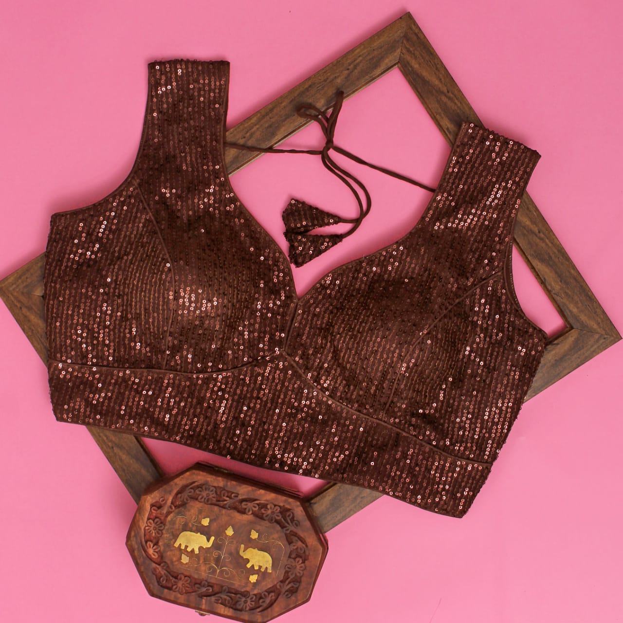 SEQUIN BLOUSE - AK838