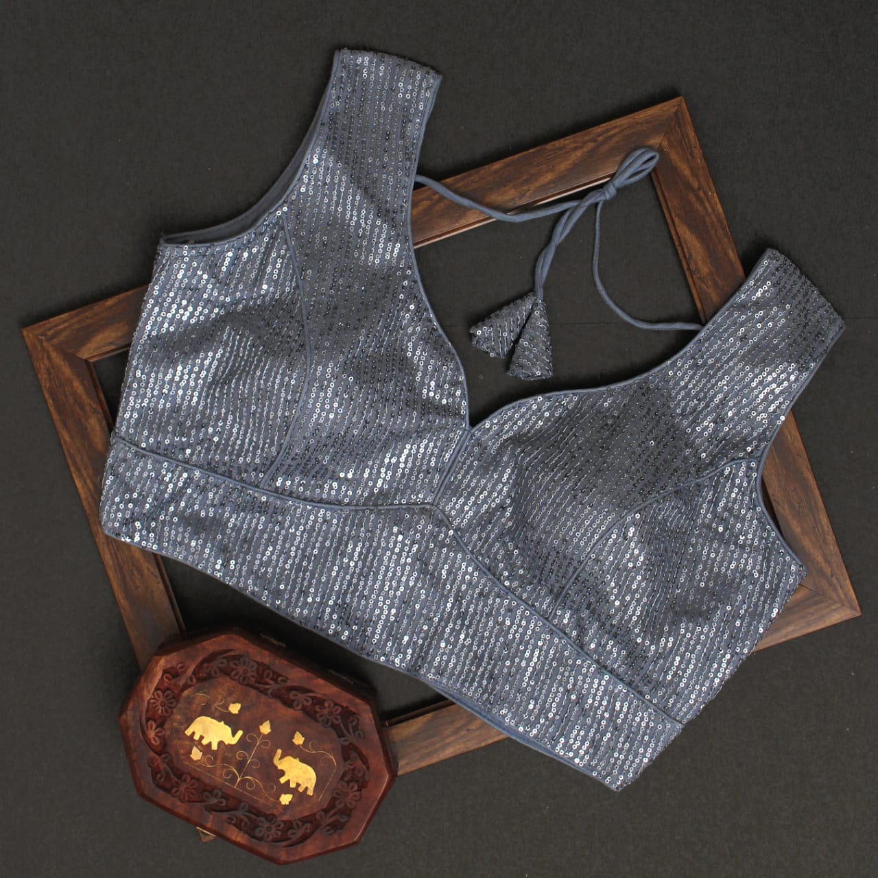 SEQUIN BLOUSE - AK838