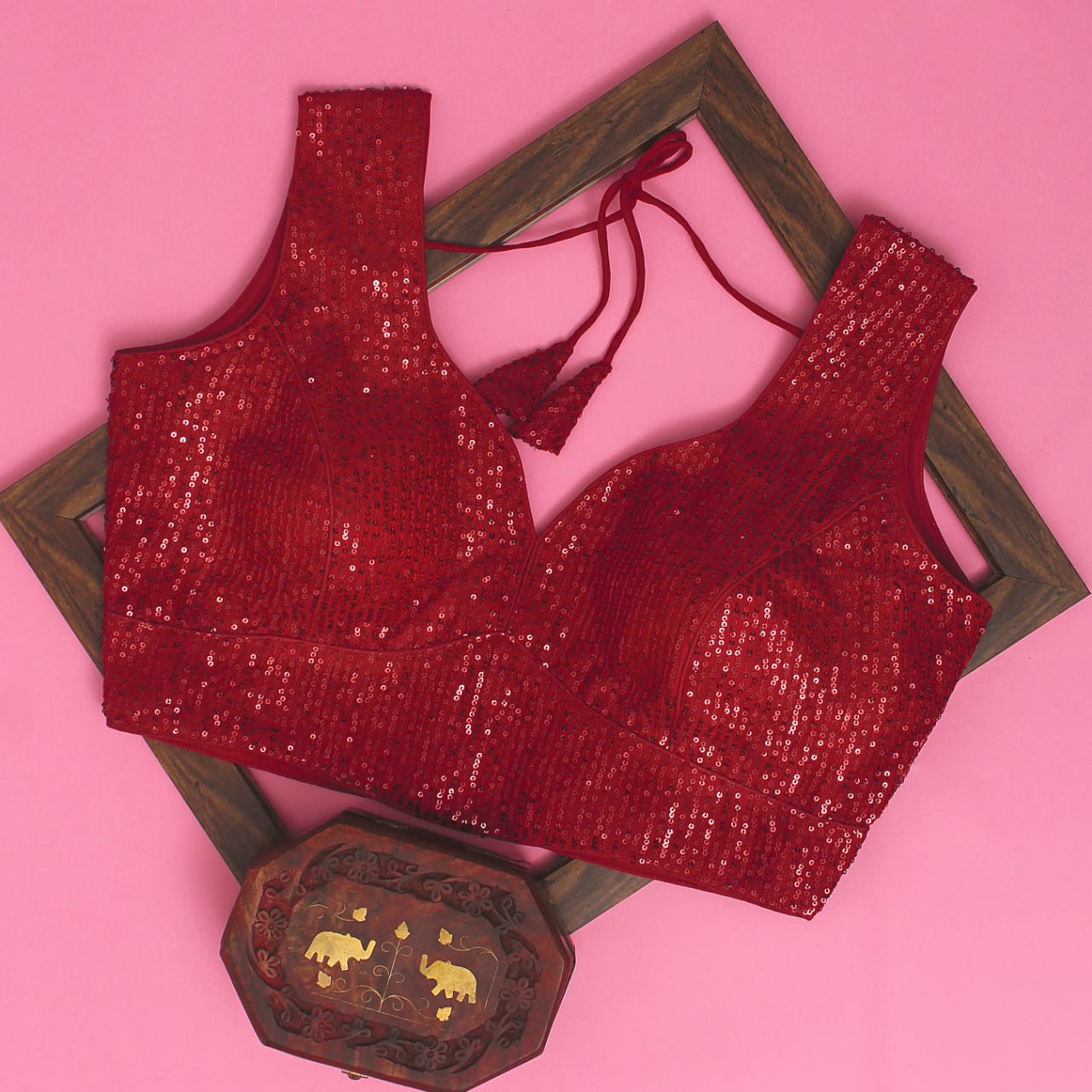 SEQUIN BLOUSE - AK838