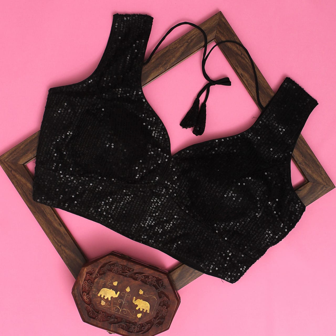 SEQUIN BLOUSE - AK838