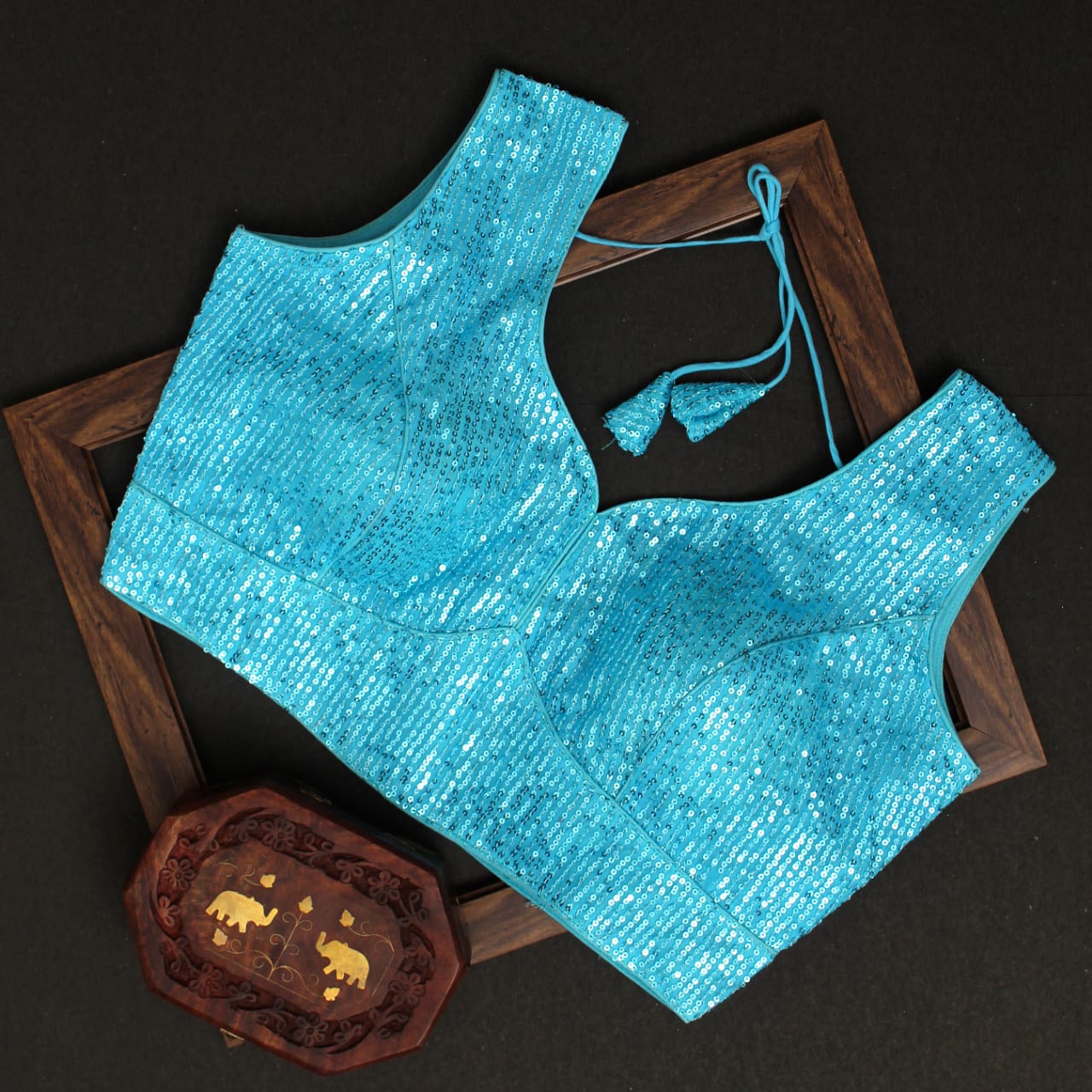 SEQUIN BLOUSE - AK838