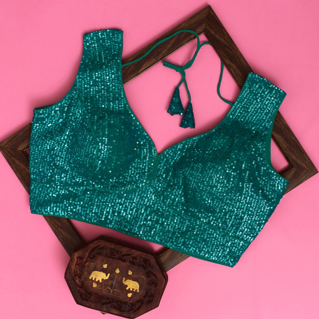 SEQUIN BLOUSE - AK838