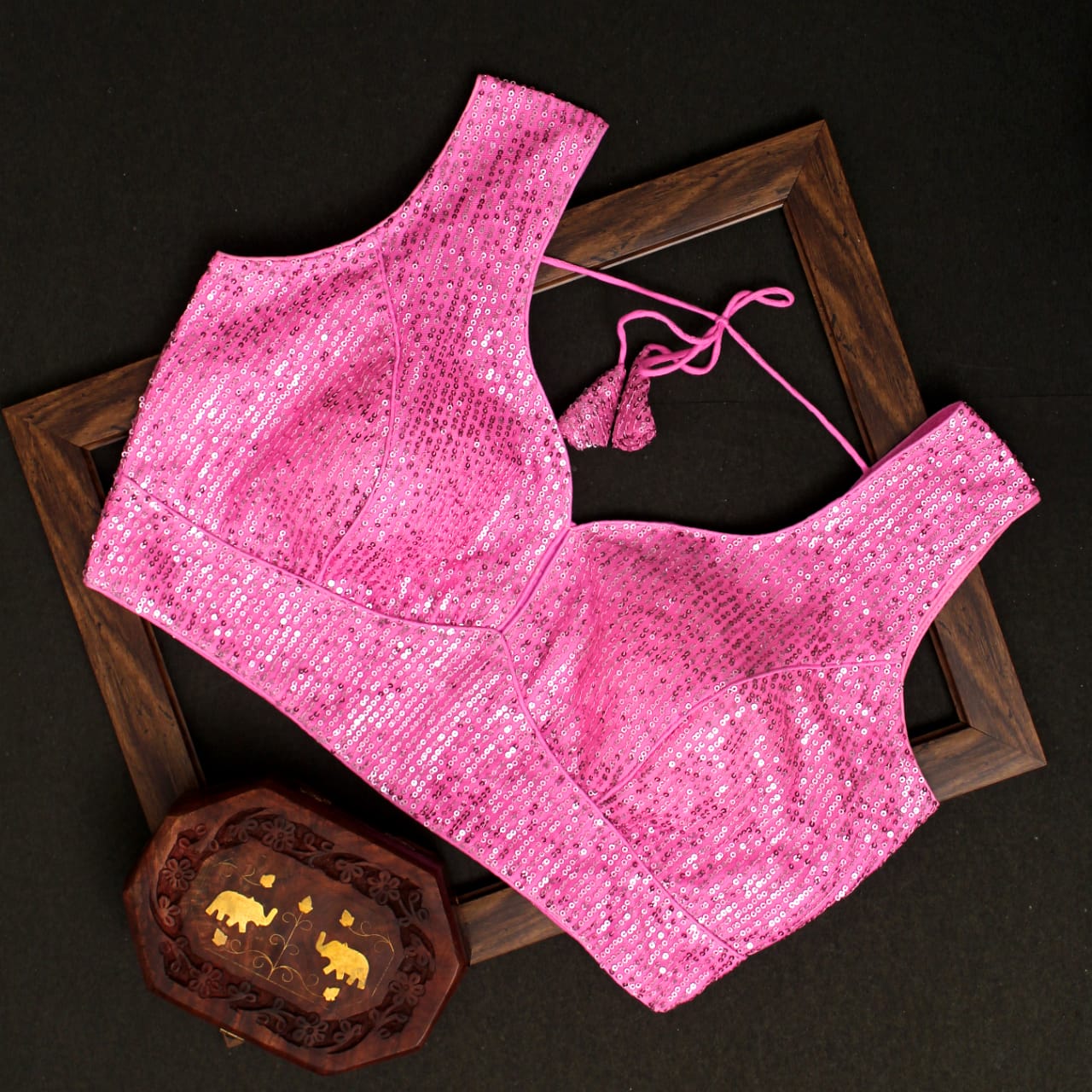 SEQUIN BLOUSE - AK838