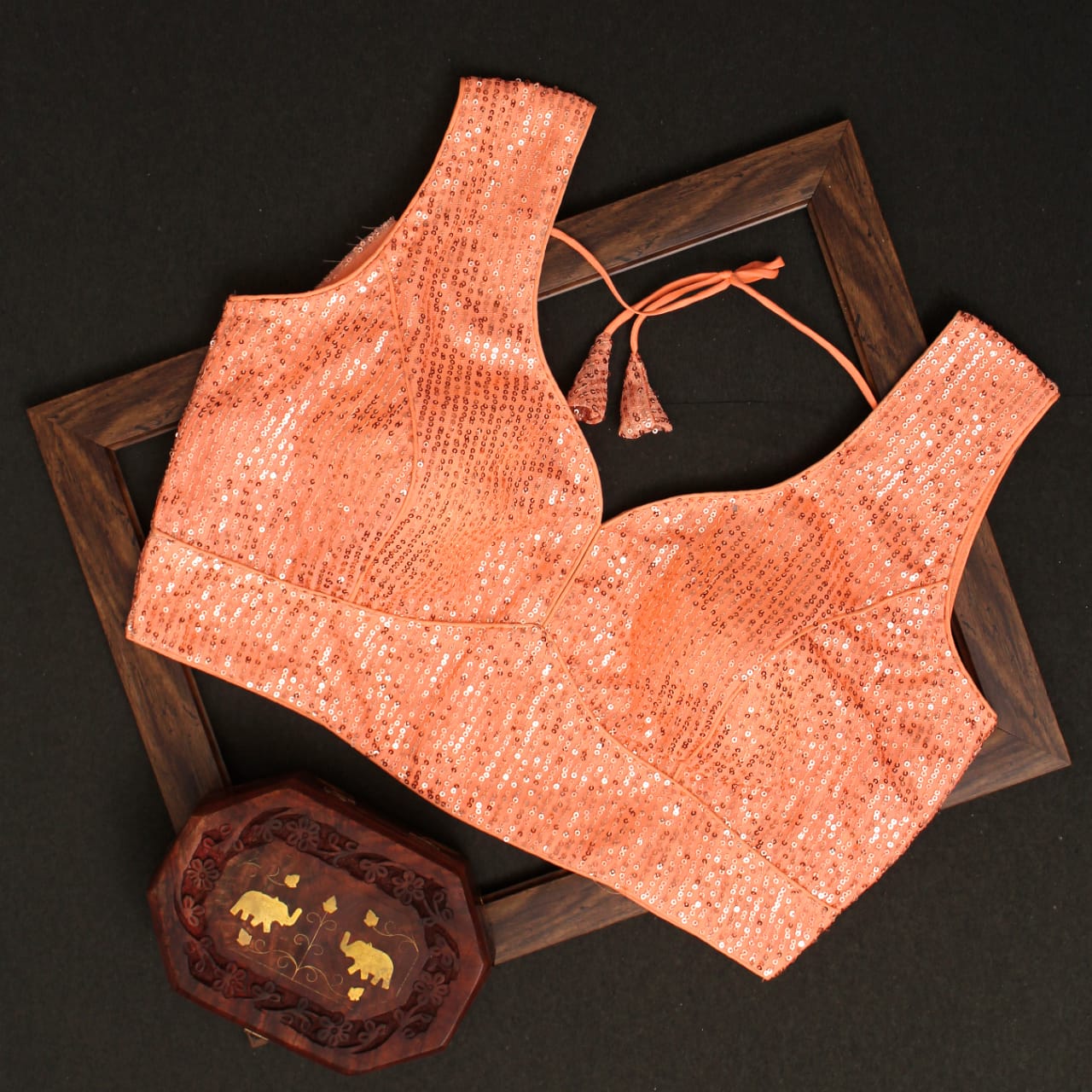 SEQUIN BLOUSE - AK838