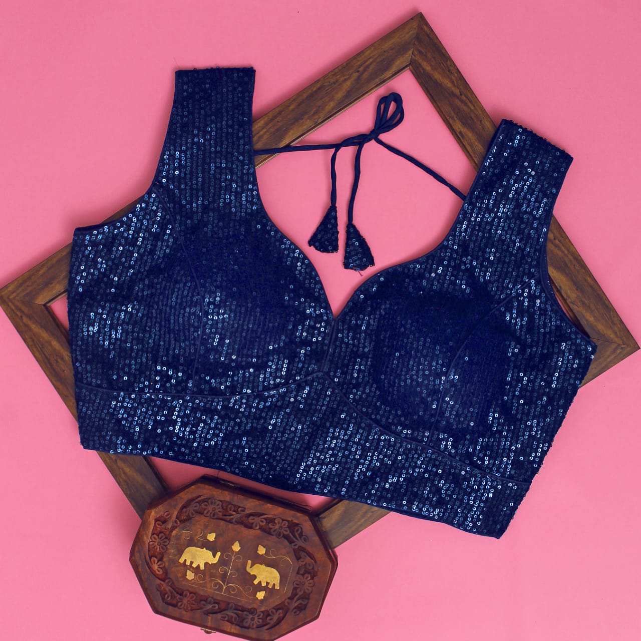 SEQUIN BLOUSE - AK838