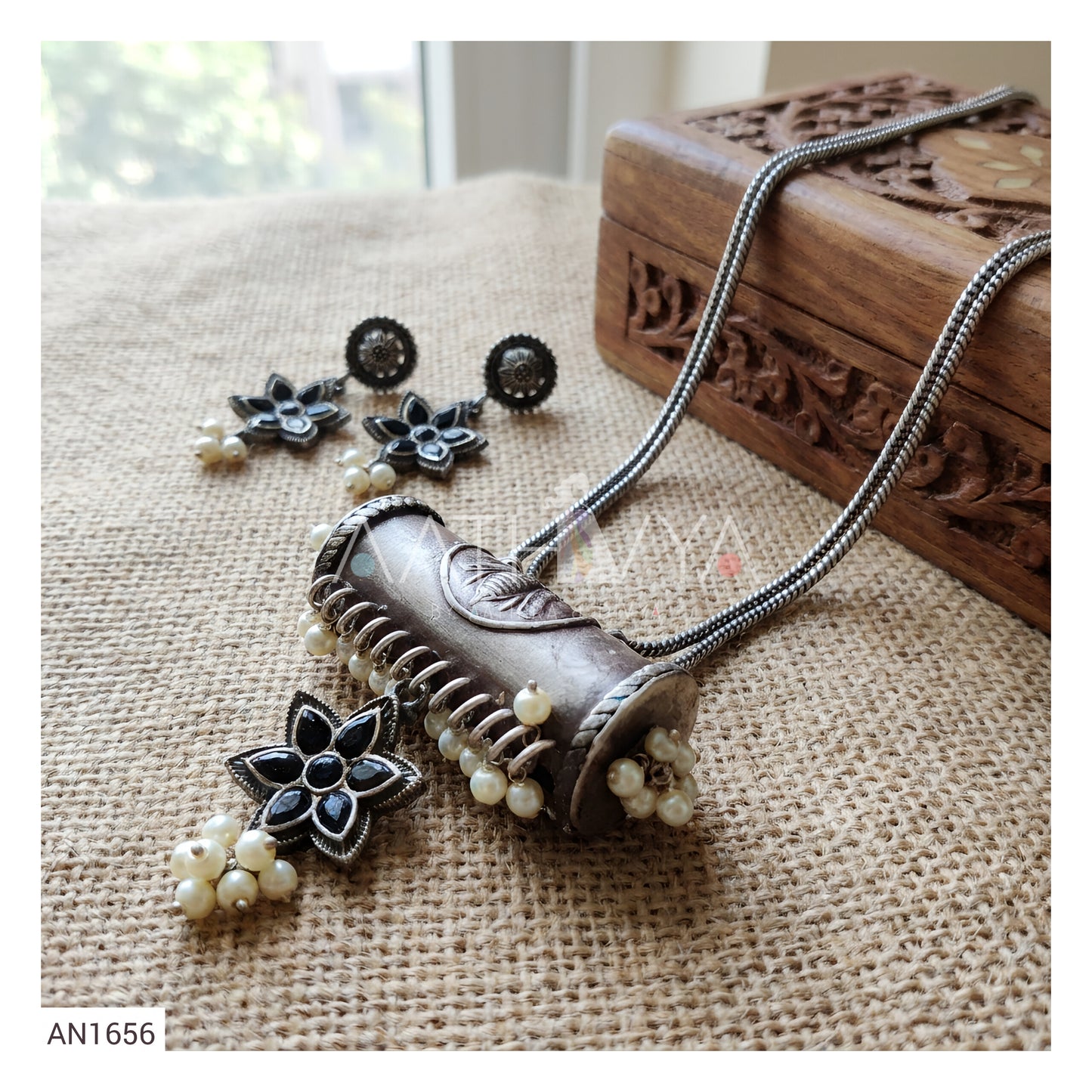 AN1656 - LONG NECKLACE COMBO SET
