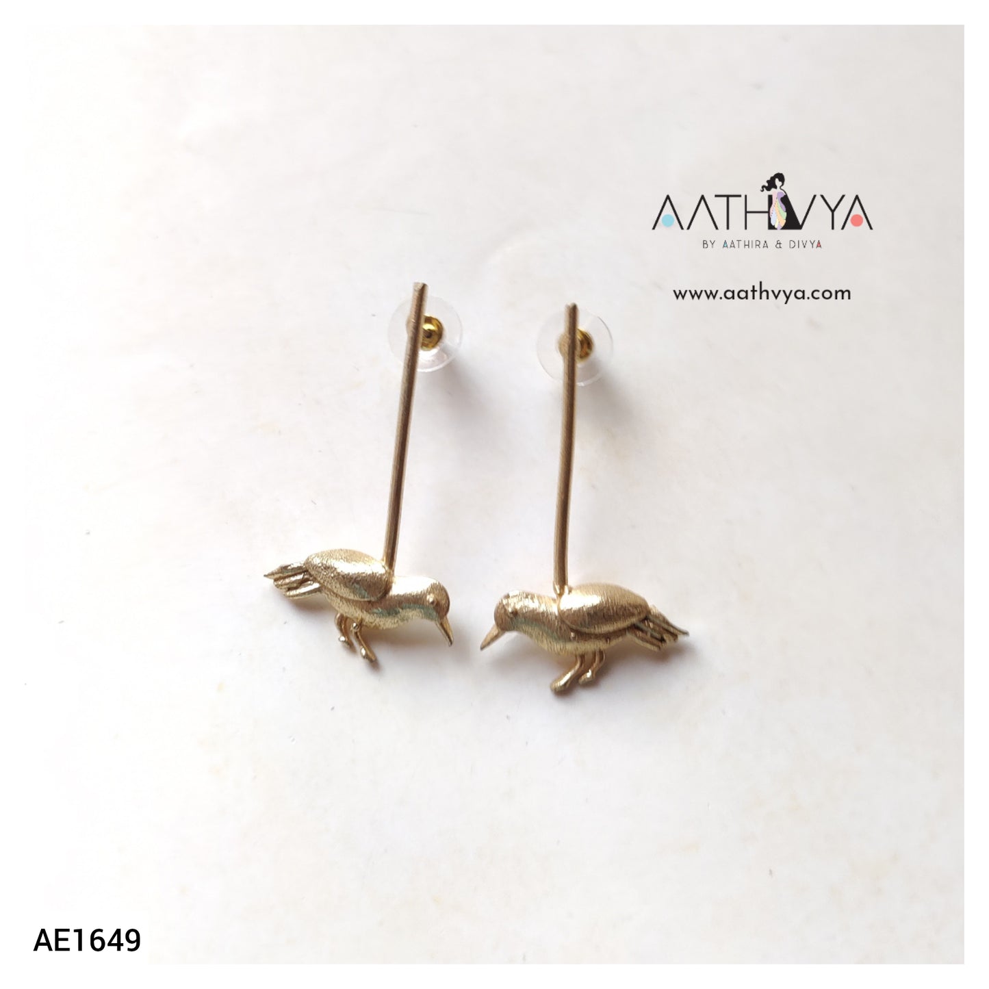 BIRD/CAGE EARRINGS - AE1649