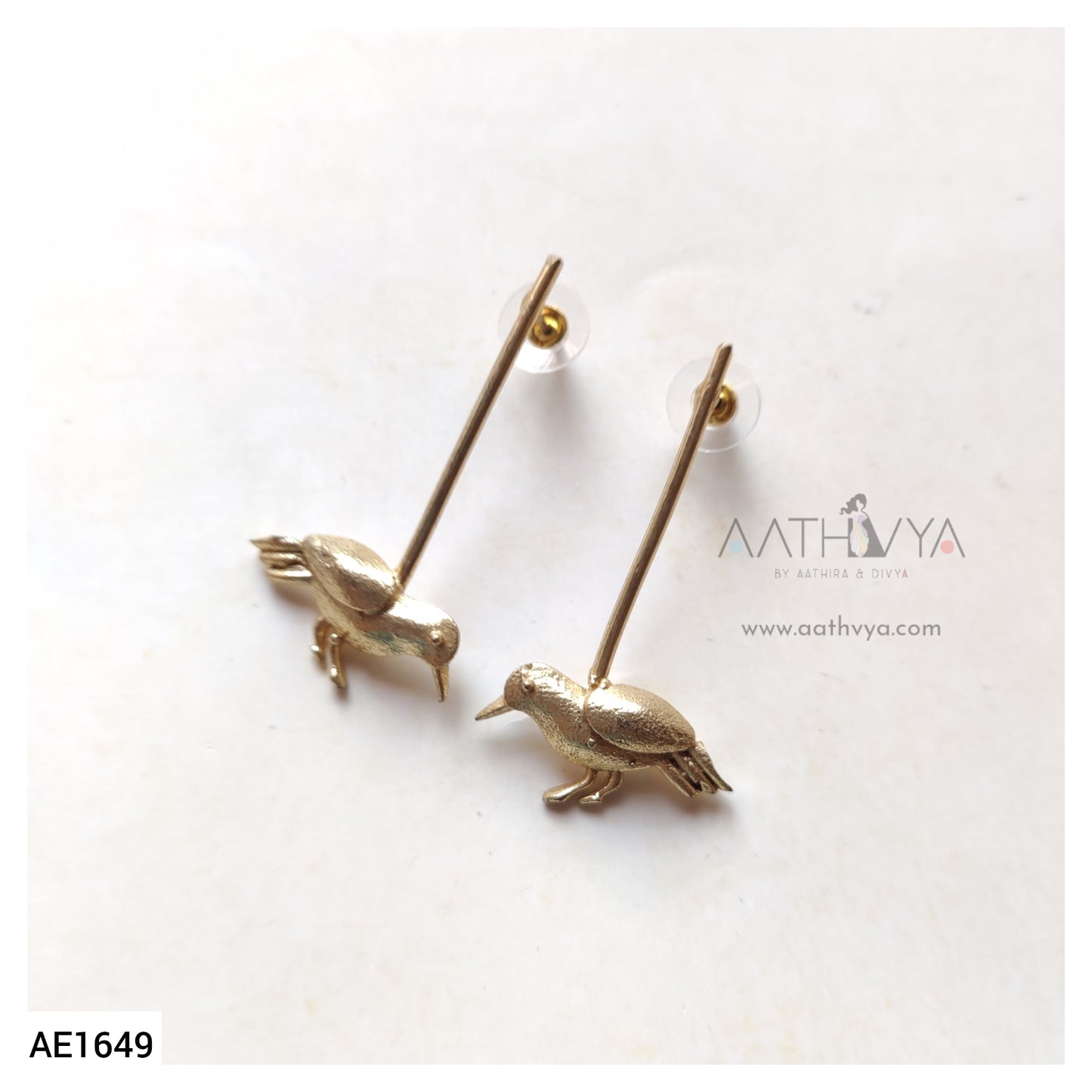 BIRD/CAGE EARRINGS - AE1649
