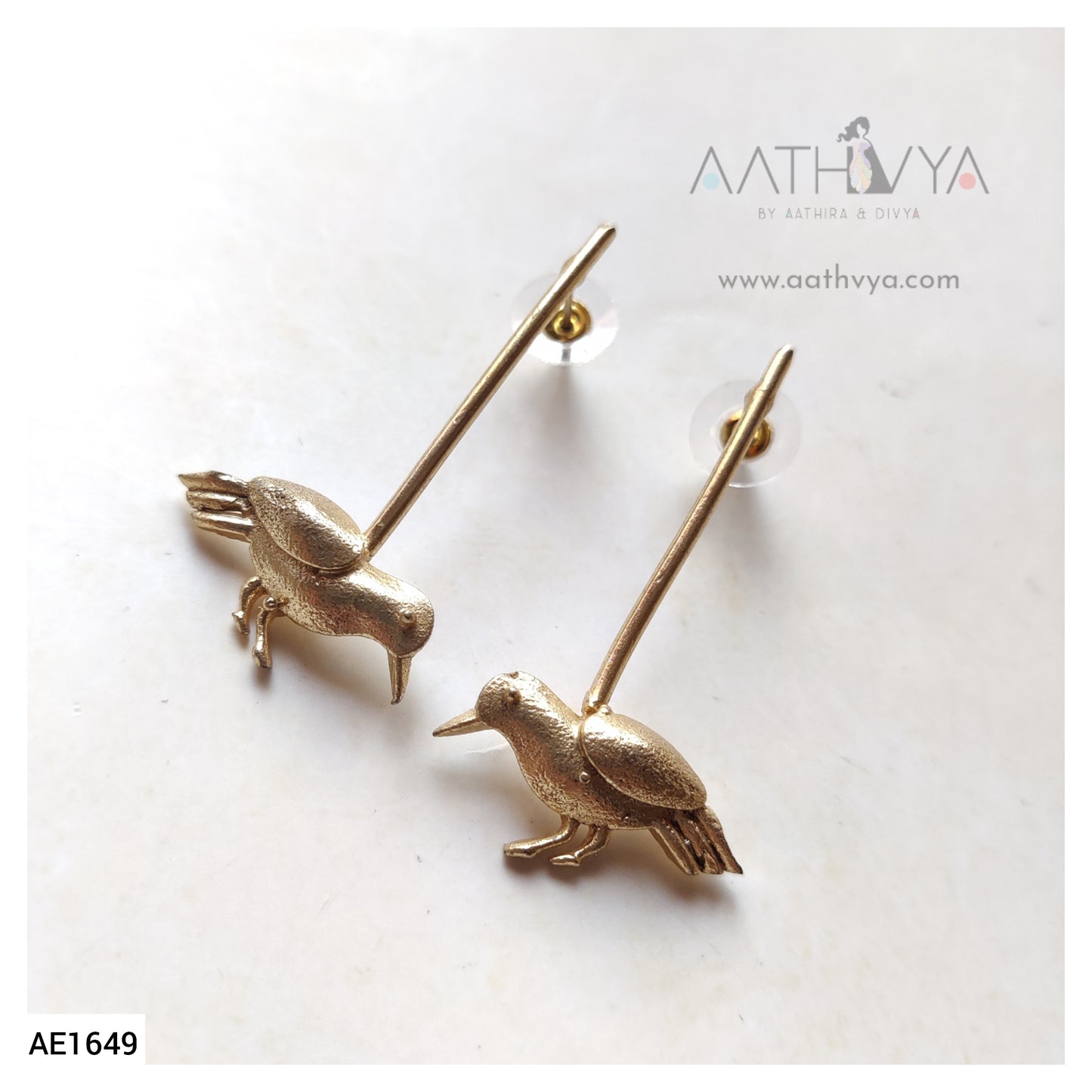 BIRD/CAGE EARRINGS - AE1649