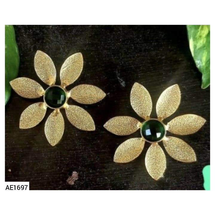 CONTEMPORARY FLORAL STUD - AE1697