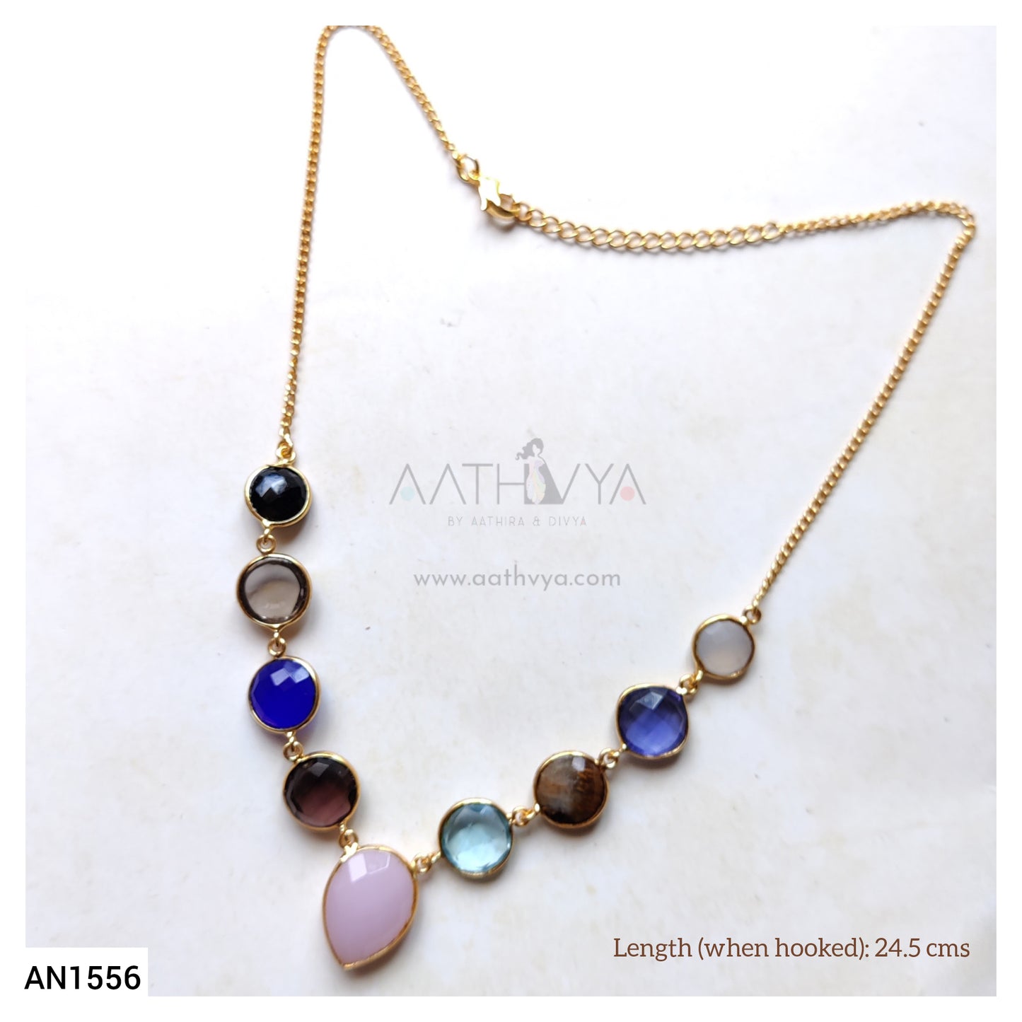 NATURAL STONE NECKPIECE - AN1556