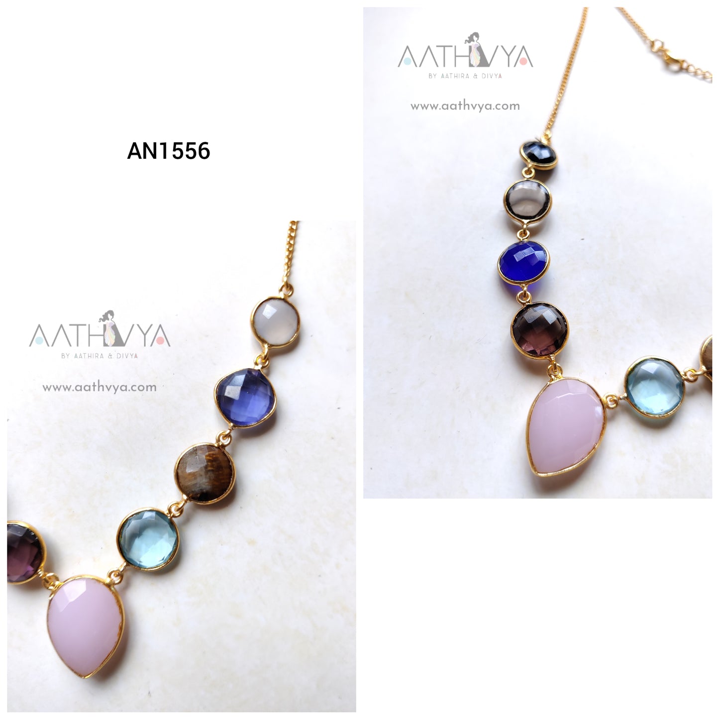 NATURAL STONE NECKPIECE - AN1556