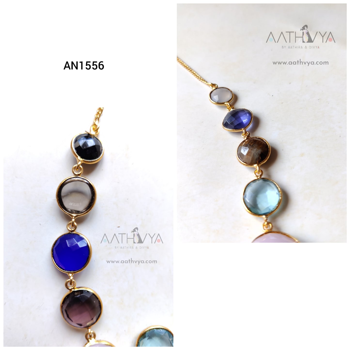 NATURAL STONE NECKPIECE - AN1556