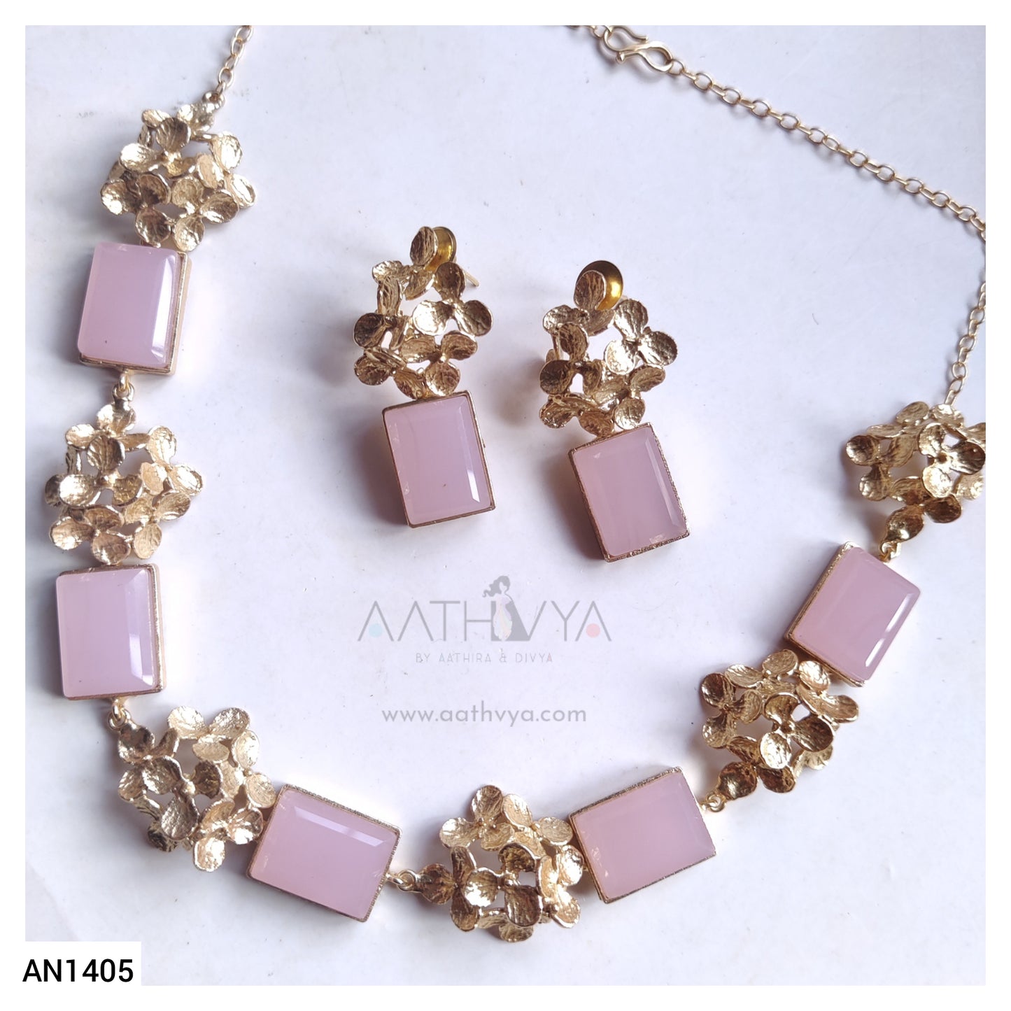 FLORAL STONE SET - AN1405