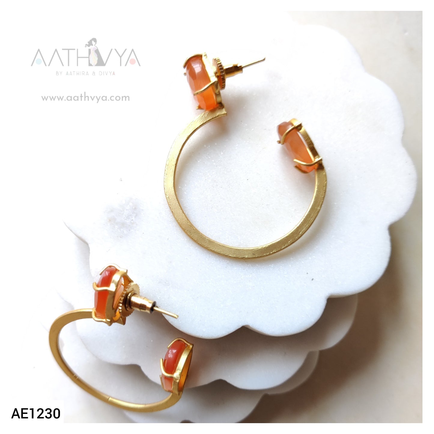 C-SHAPED EARRINGS - AE1230
