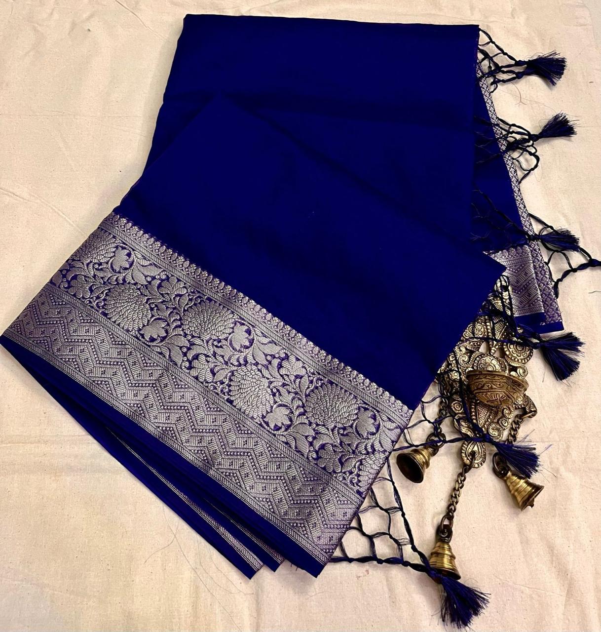 SEMI ORGANZA SILK SAREE - AS1884
