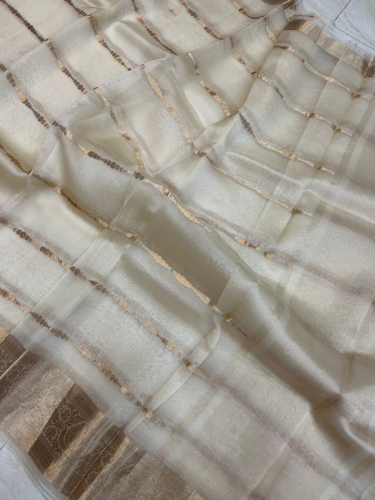 SEMI ORGANZA SAREES - AS1920