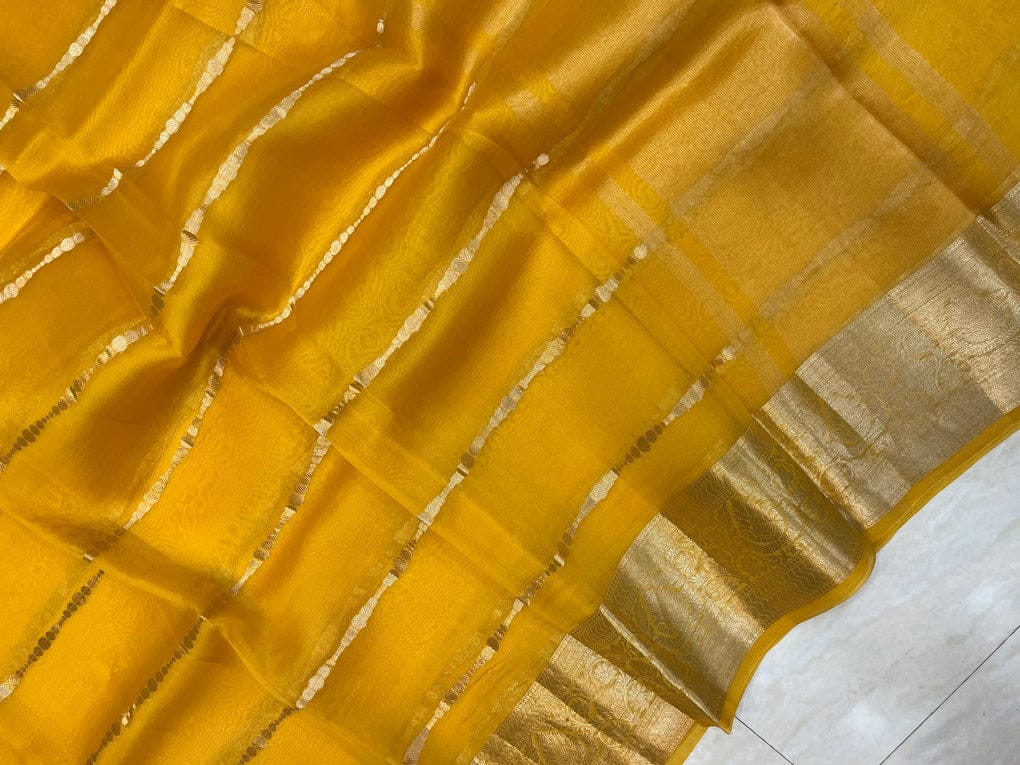 SEMI ORGANZA SAREES - AS1920
