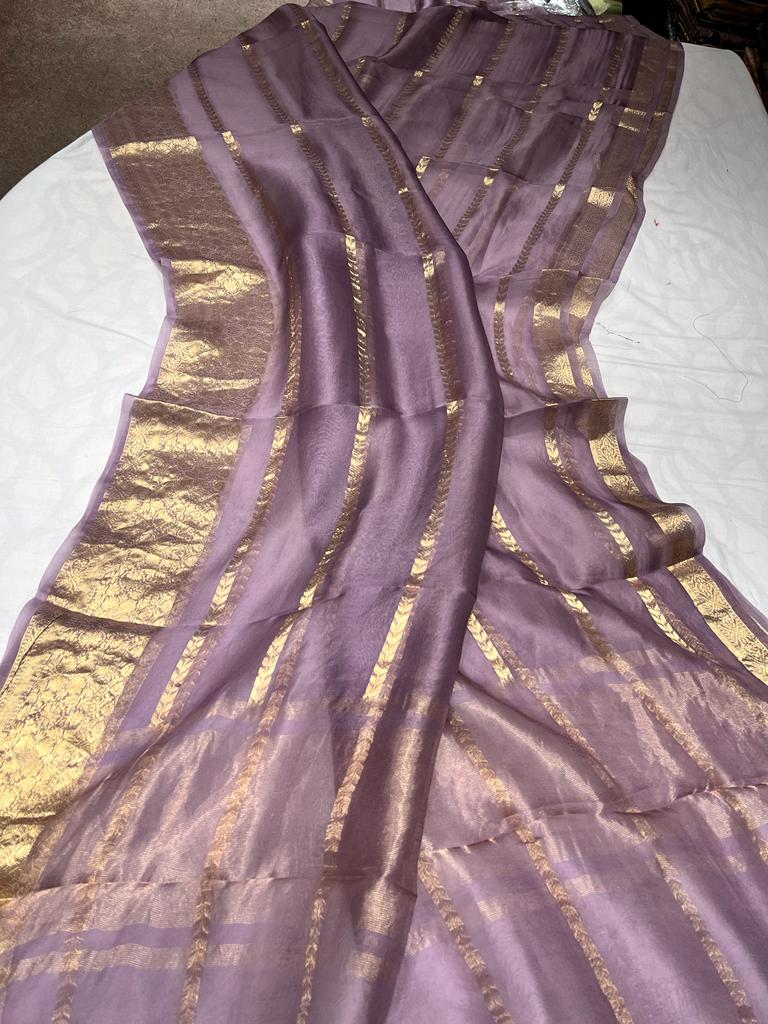 SEMI ORGANZA SAREES - AS1920