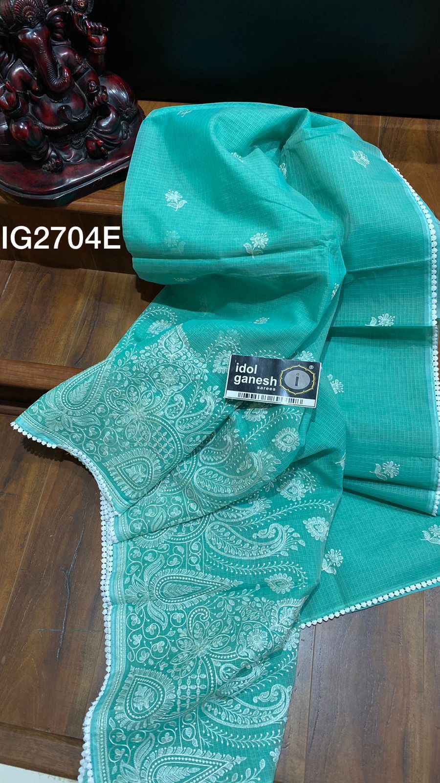 MUNGA KOTA LUCKNAWI WORK SAREES - AS1145