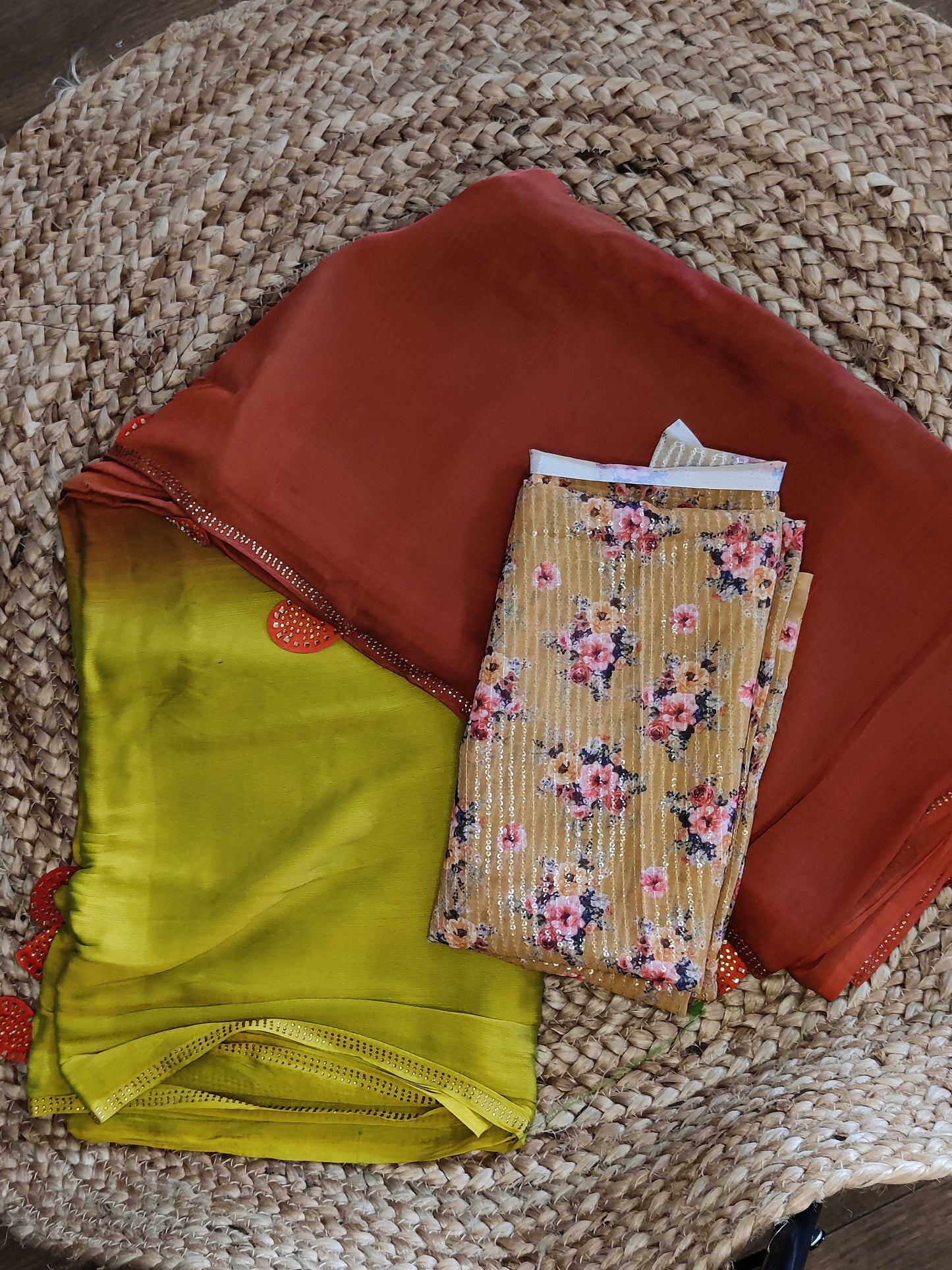 CHIFFON GEORGETTE SAREE - AS1391