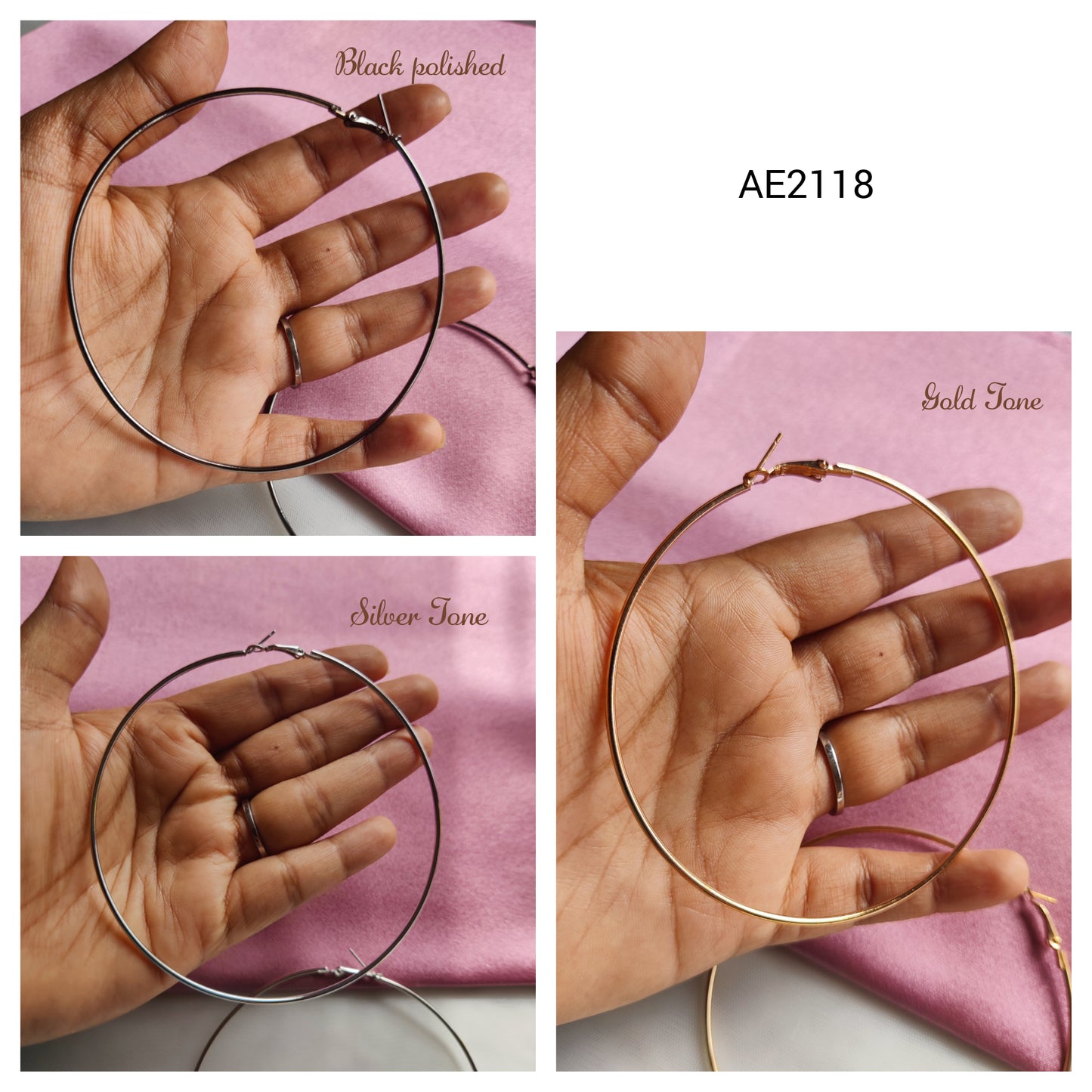 OVERSIZED HOOPS - AE2118