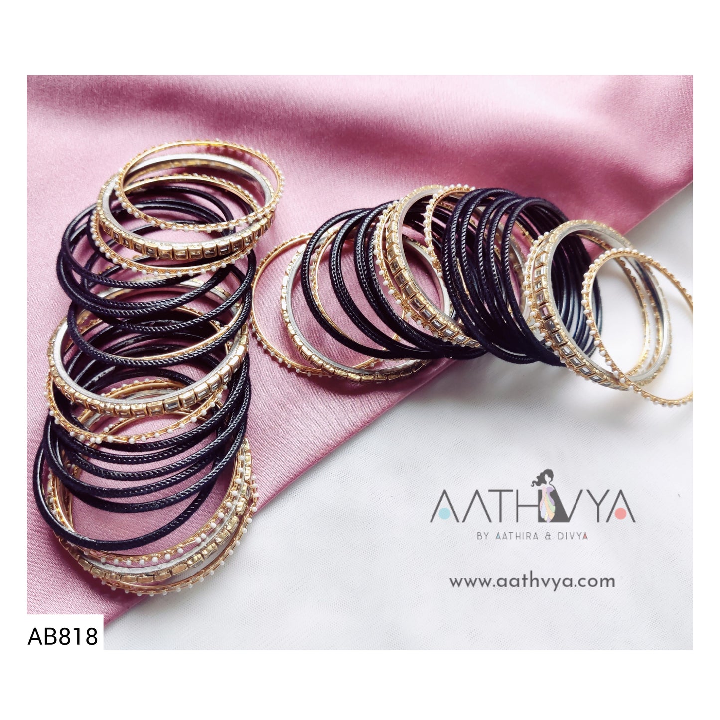 VELVET BANGLE SET - AB818