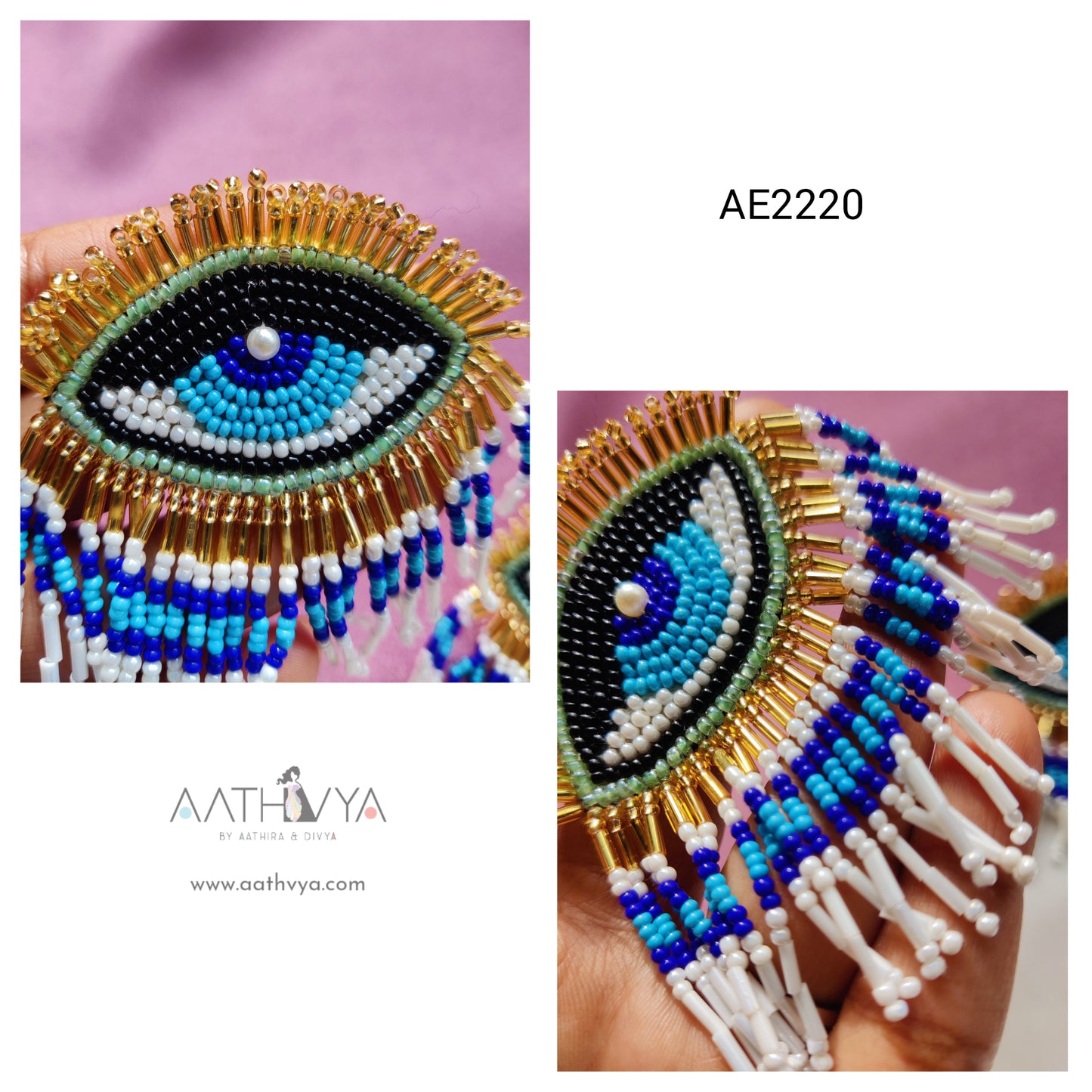 EVIL EYE HANDCRAFTED EARRING - AE2220