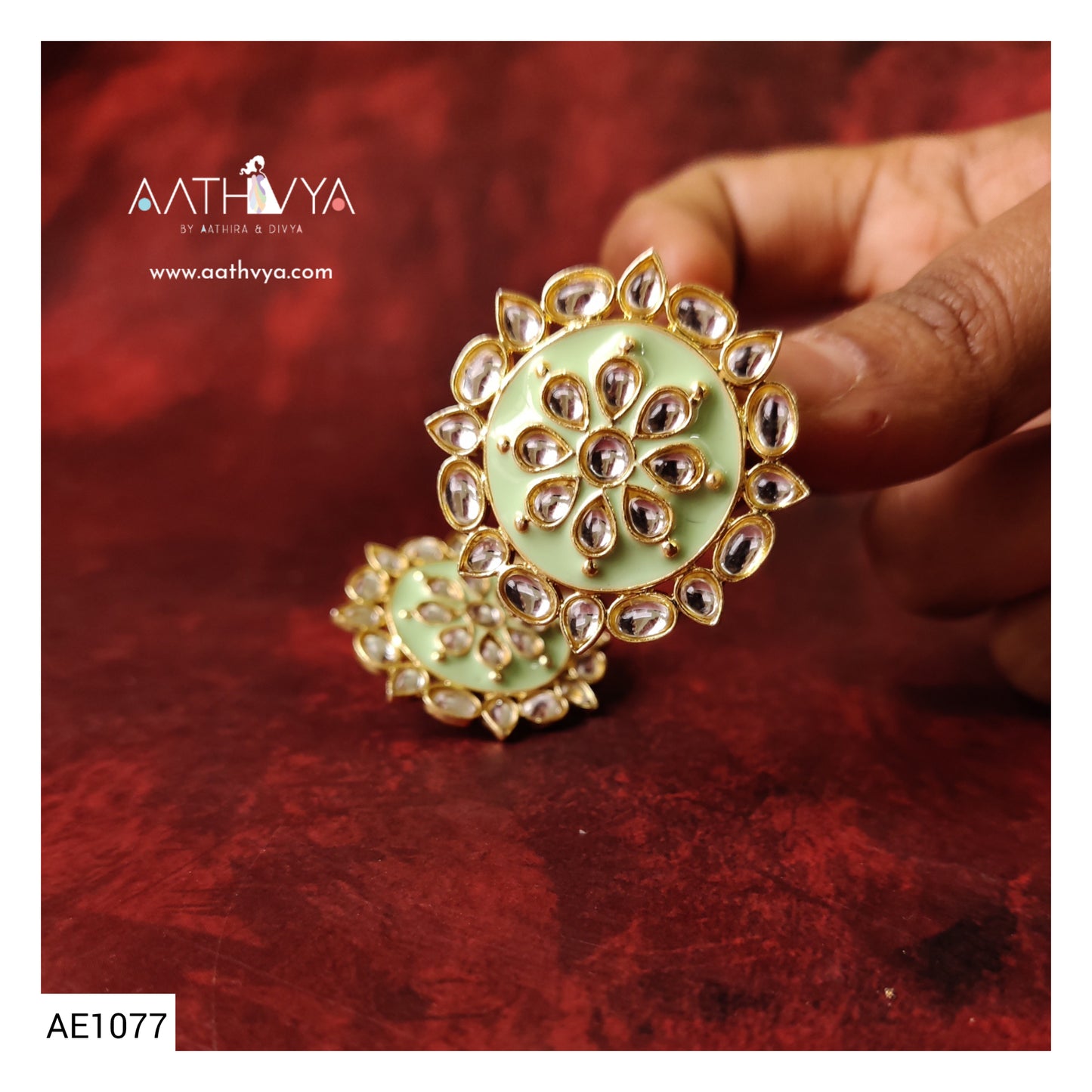 KUNDAN STUDS - AE1077
