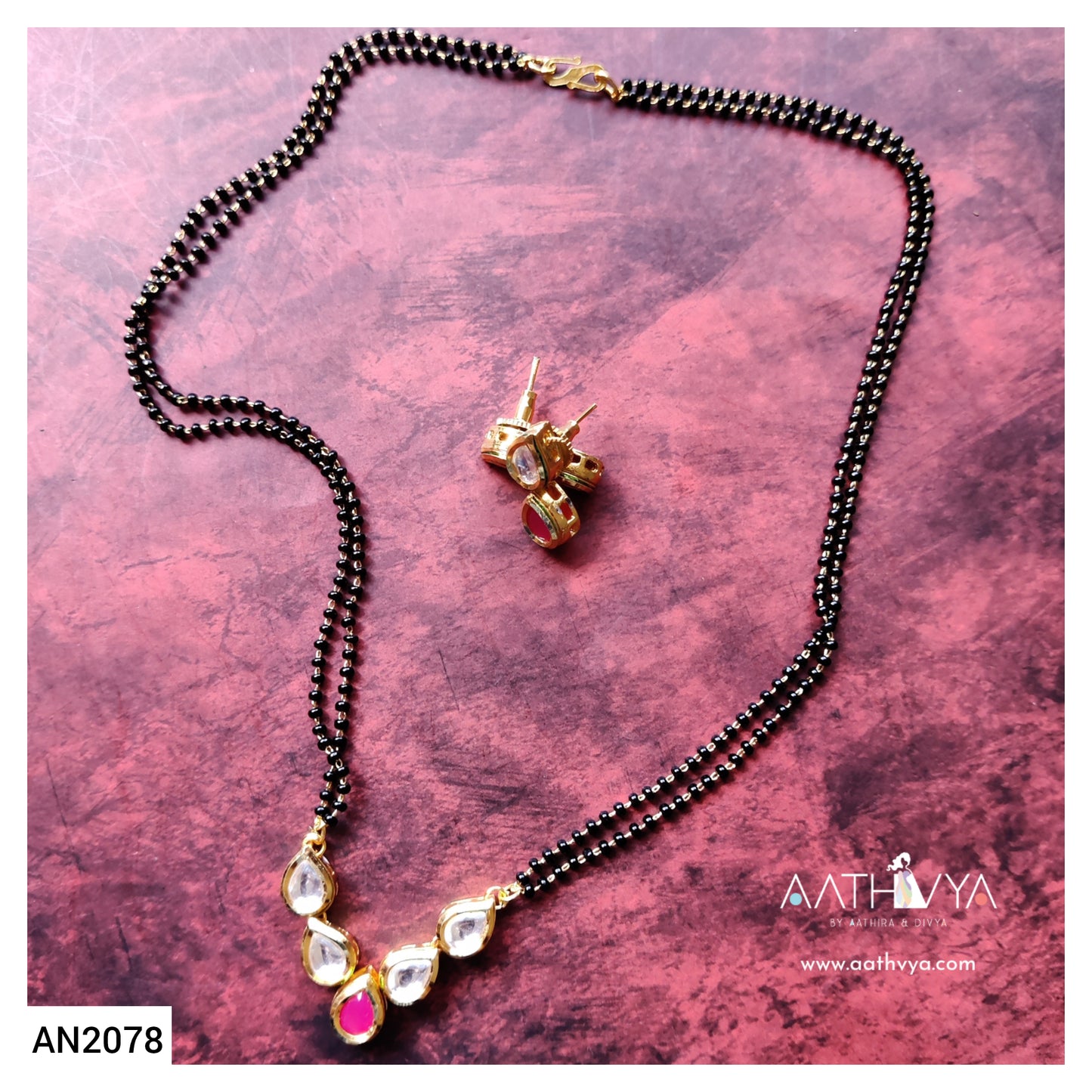 PENTA KUNDAN MANGALSUTRA SET - AN2078