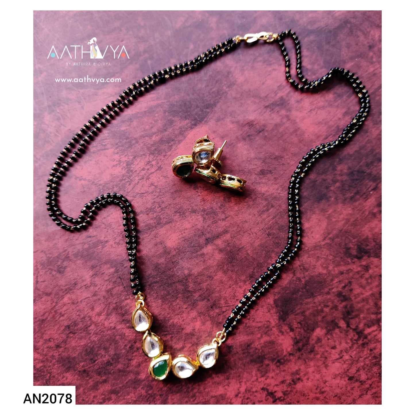 PENTA KUNDAN MANGALSUTRA SET - AN2078