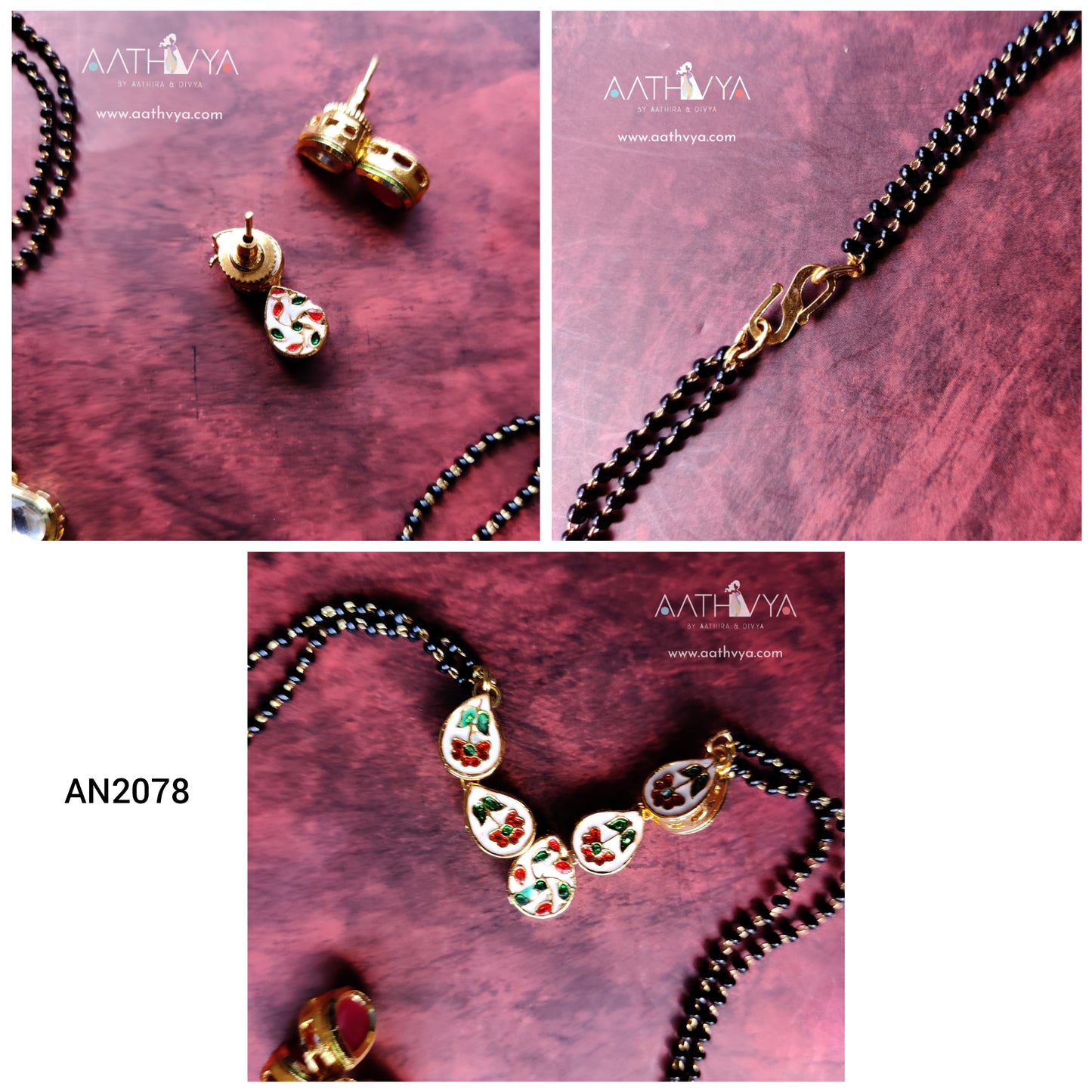 PENTA KUNDAN MANGALSUTRA SET - AN2078