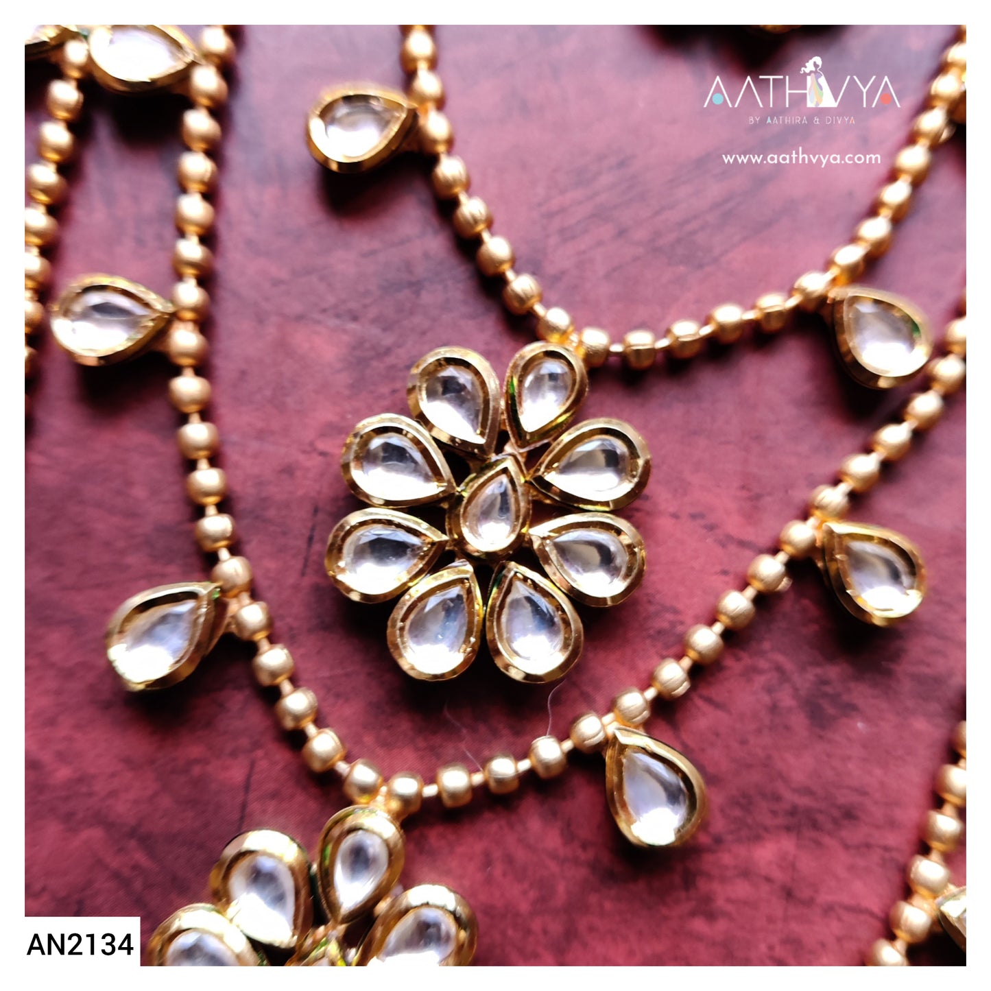 RAJWADI KUNDAN SET - AN2134 (PREBOOKING)