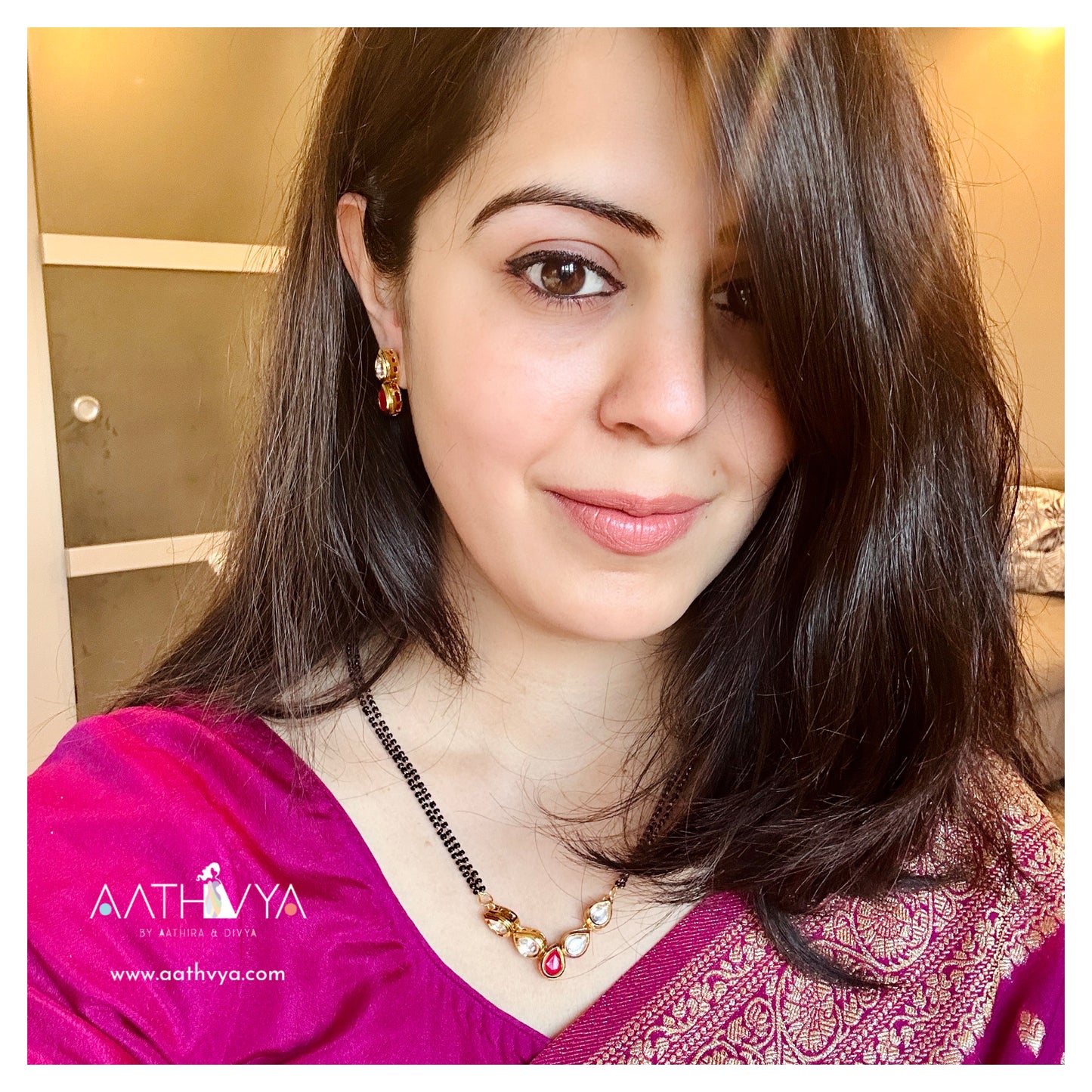 PENTA KUNDAN MANGALSUTRA SET - AN2078