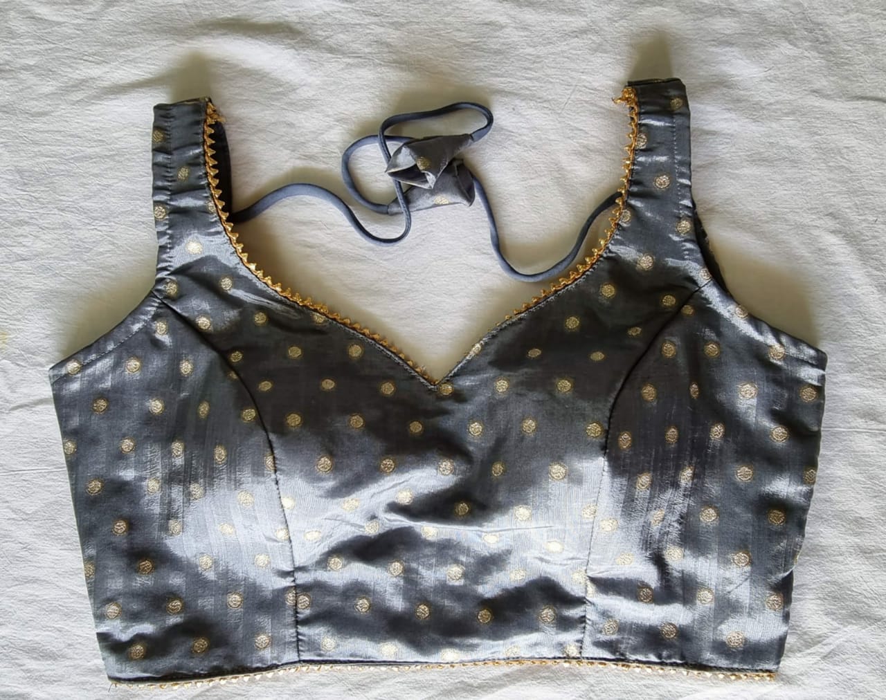 SILK JACQUARD BLOUSE - AK839