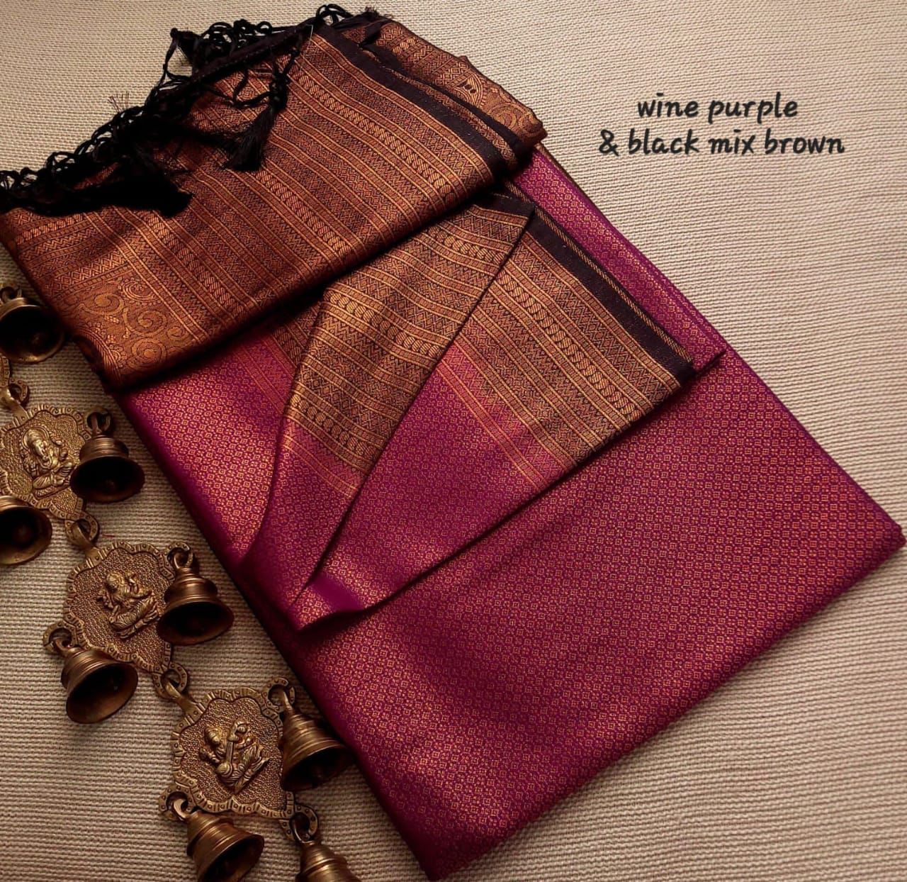 SEMI SILK SAREES - AS1569 (A)